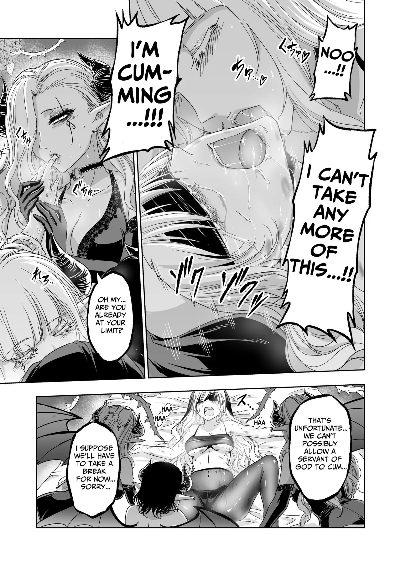 [Palace Inubousaki (Sister Maria Rosetta)] Shitsurakuen ~Haitoku ni Ochiru Seijo~ | Paradise Lost ~A Saint's Descent Into Immorality~ [Digital] [English] [tsuyoshi] page 30 original parody - kissing wings hentai manga - read online free
