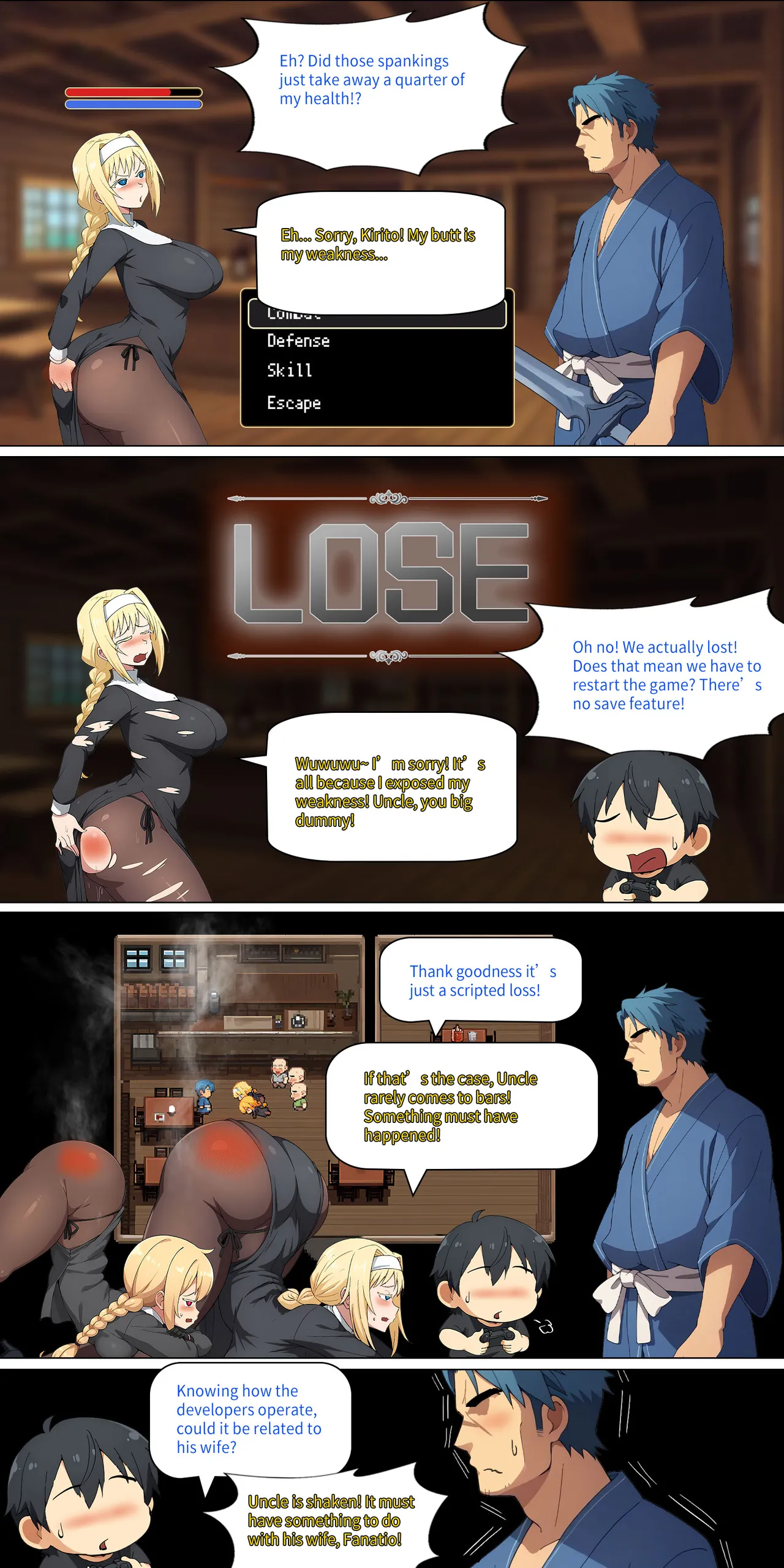 Asuna family 1-32 page 218 featuring asuna yuuki sword art online parody - full color big breasts hentai manga - read online free