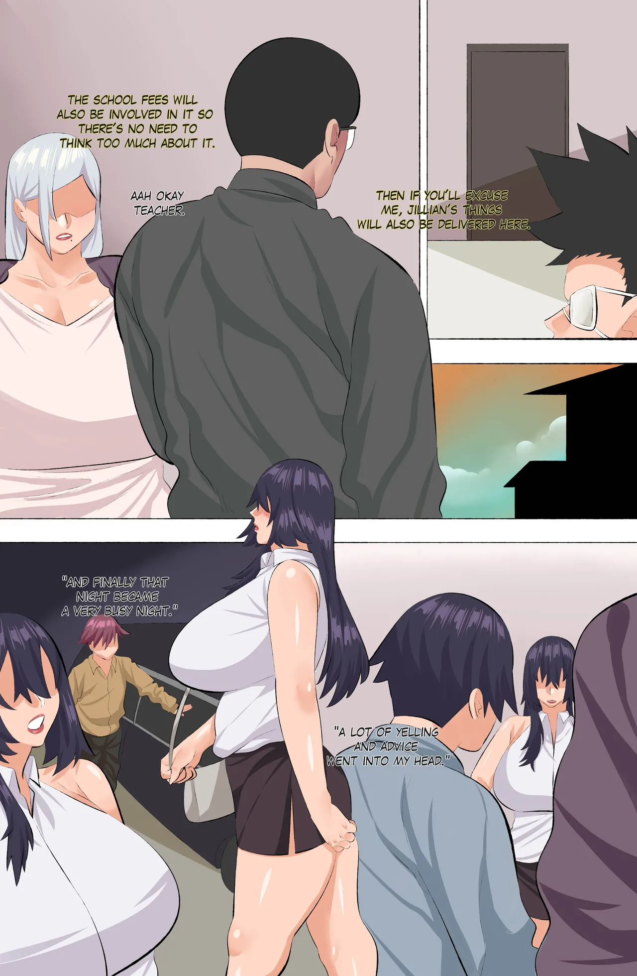 Granny Anastasia part 2 page 14 original parody - full color uncensored hentai manga - read online free