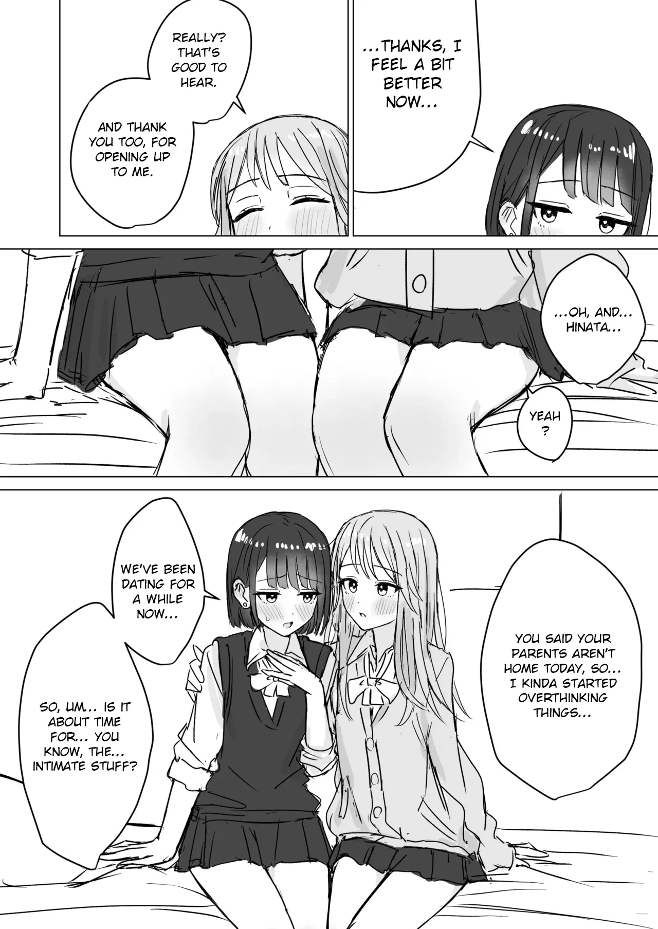 Watashi no Hajimete no Kanojo page 12 original parody - females only yuri hentai manga - read online free