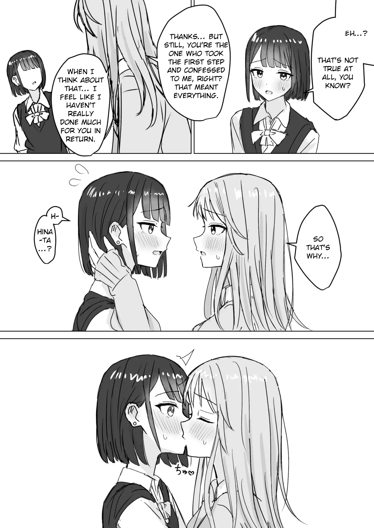 Watashi no Hajimete no Kanojo page 14 original parody - yuri females only hentai manga - read online free