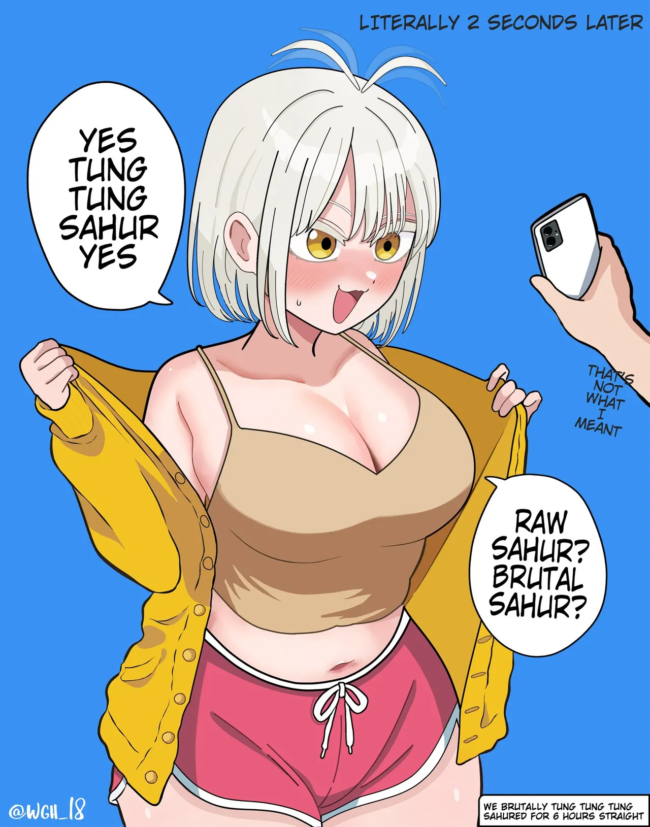 Brainrot Girlfriend page 73 original parody - big breasts hotpants hentai manga - read online free