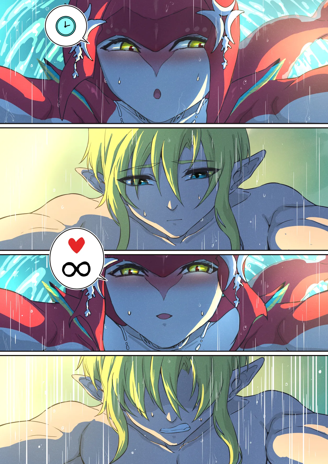 The Legend of Zelda: Date with Mipha page 25 featuring mipha the legend of zelda parody - sole female sole male hentai manga - read online free