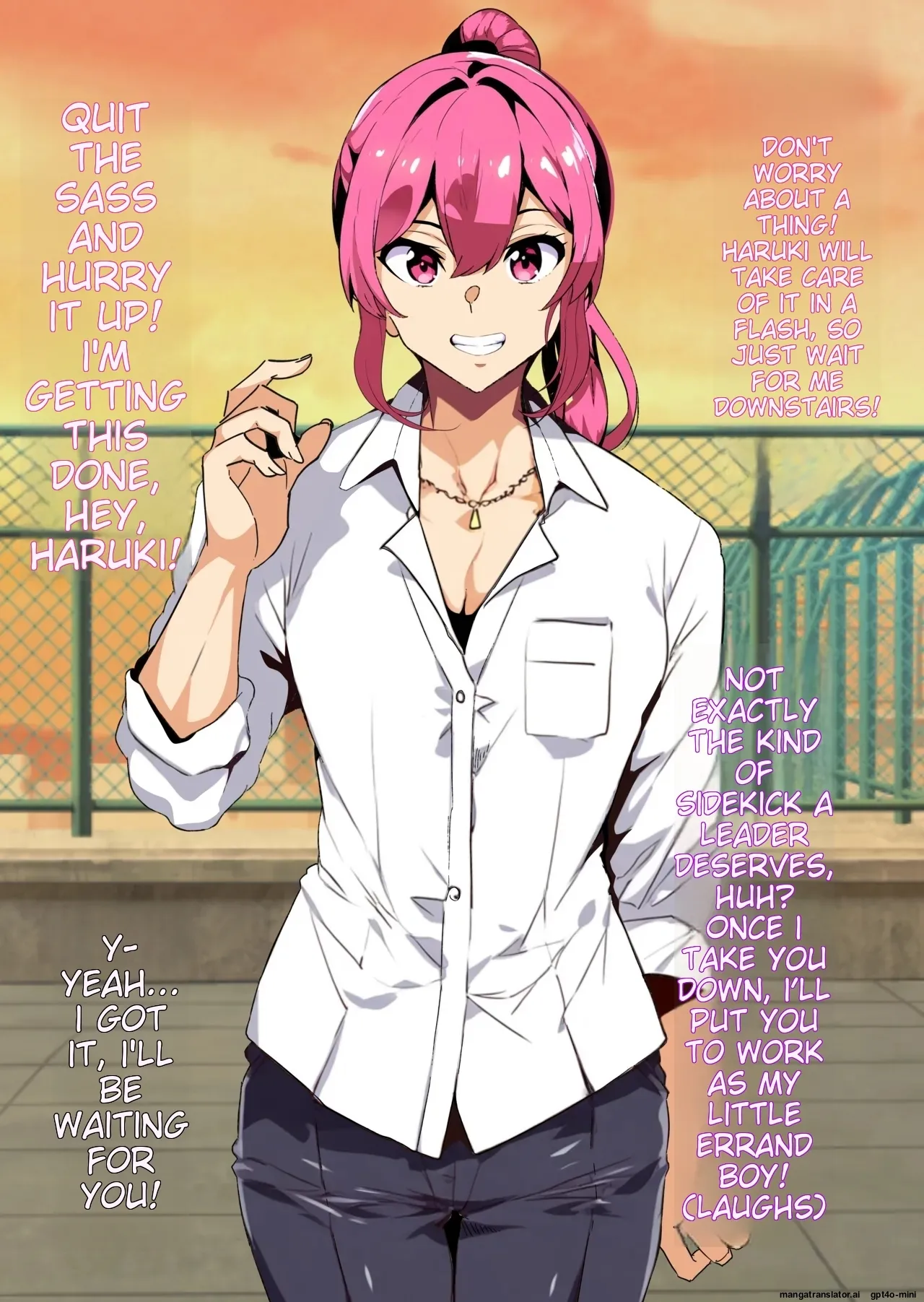 A female boy who lost a fight, a strong male who transferred schools, and a close female friend whom he admires is made to fall for him - Page 13