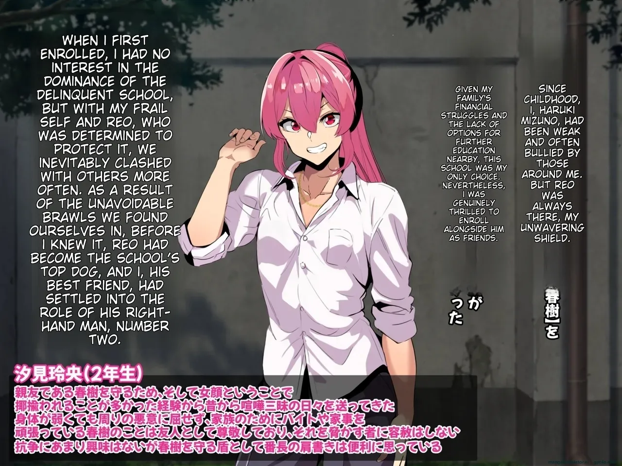 A female boy who lost a fight, a strong male who transferred schools, and a close female friend whom he admires is made to fall for him - Page 4