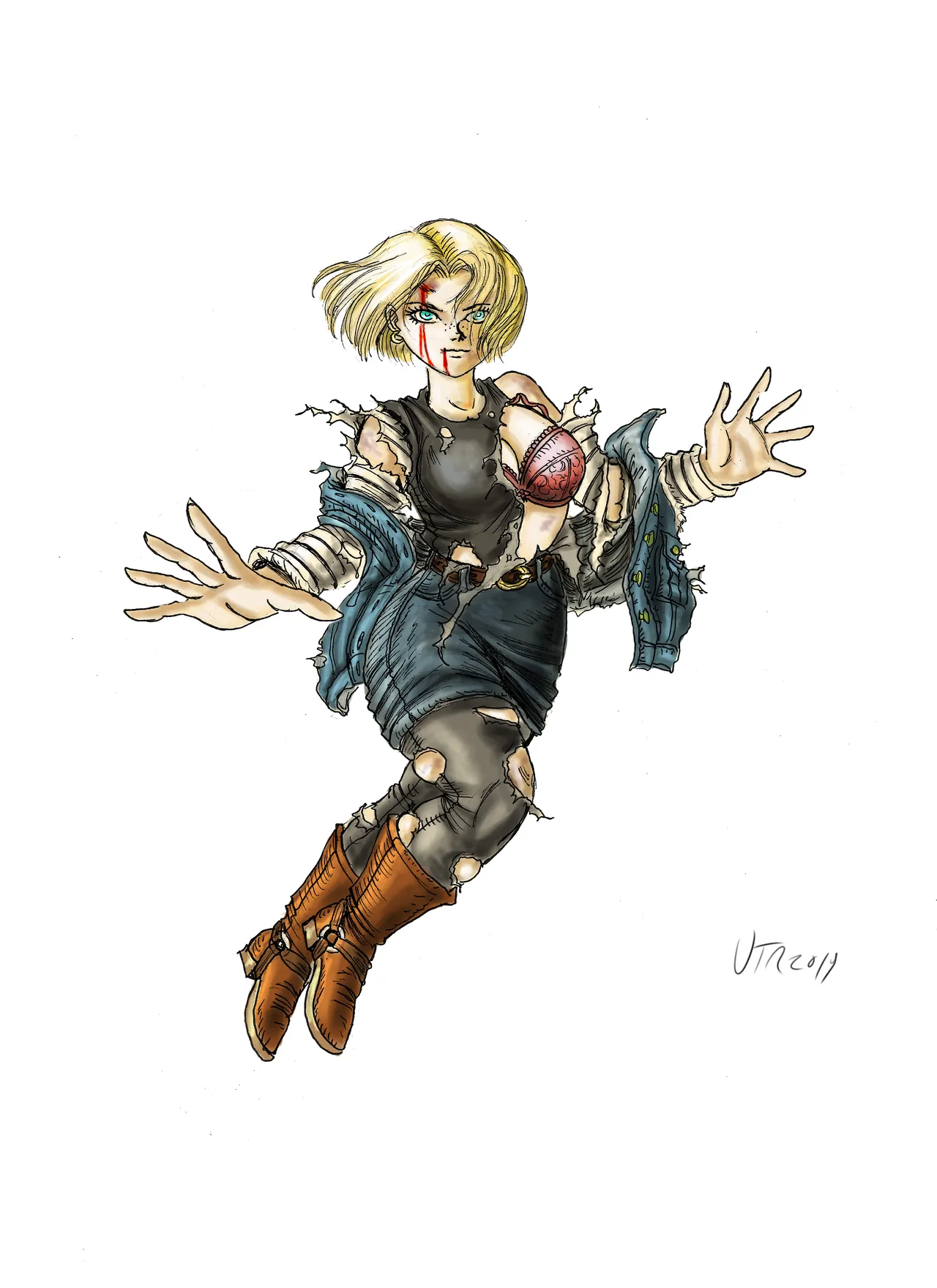 JTR DOLLS page 19 featuring android 18 sailor moon parody - guro ryona hentai manga - read online free