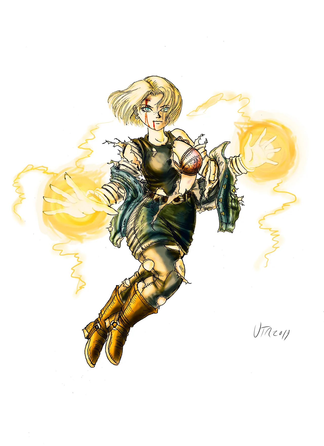 JTR DOLLS page 20 featuring android 18 sailor moon parody - guro ryona hentai manga - read online free