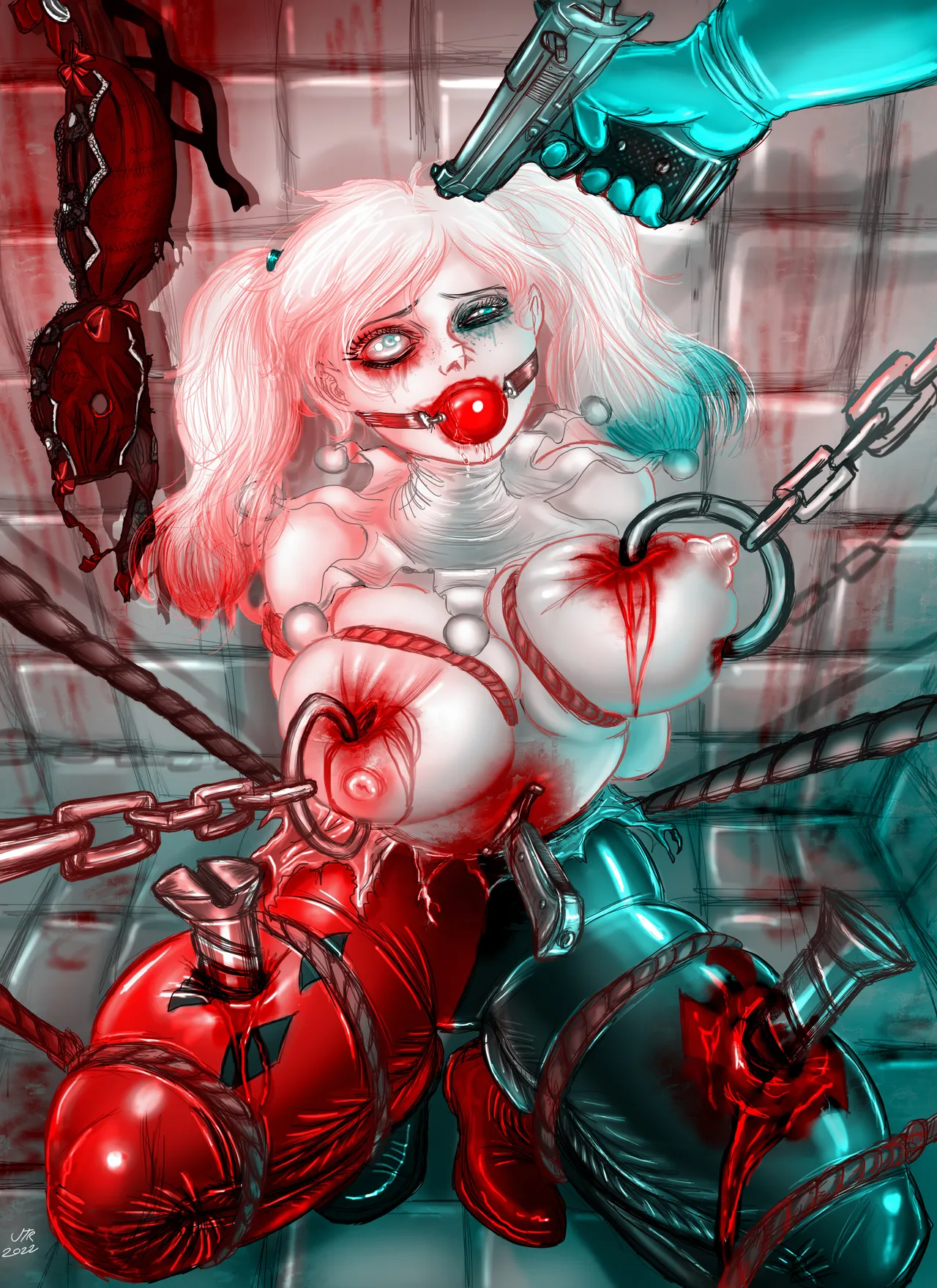 JTR DOLLS page 34 featuring android 18 sailor moon parody - guro ryona hentai manga - read online free