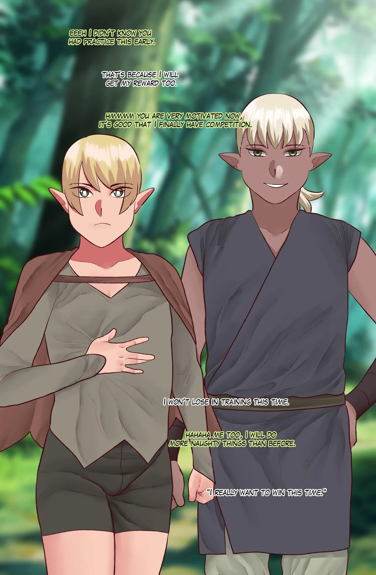 Onegai Elf Sensei page 32 original parody - beauty mark blindfold hentai manga - read online free