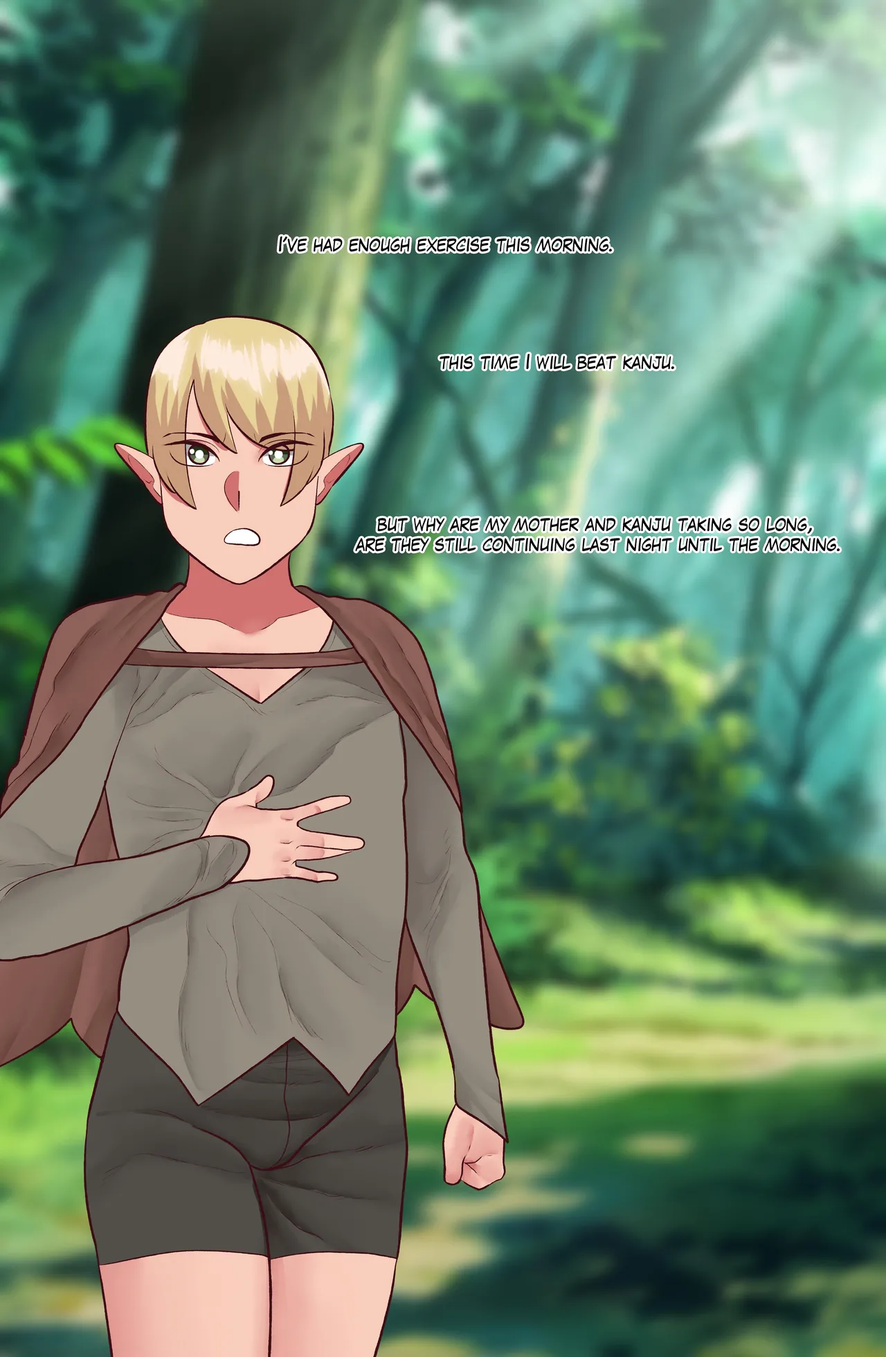 Onegai Elf Sensei page 50 original parody - beauty mark blindfold hentai manga - read online free