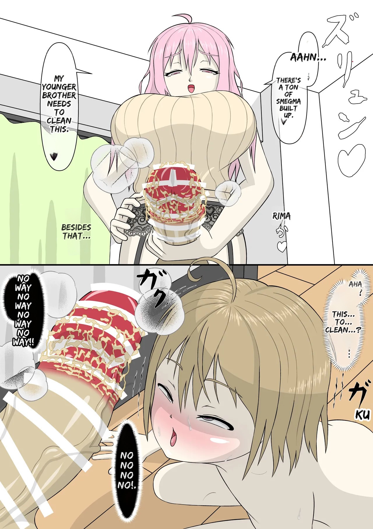Hypnosis App With A BroCon Futanari Sister - Page 24