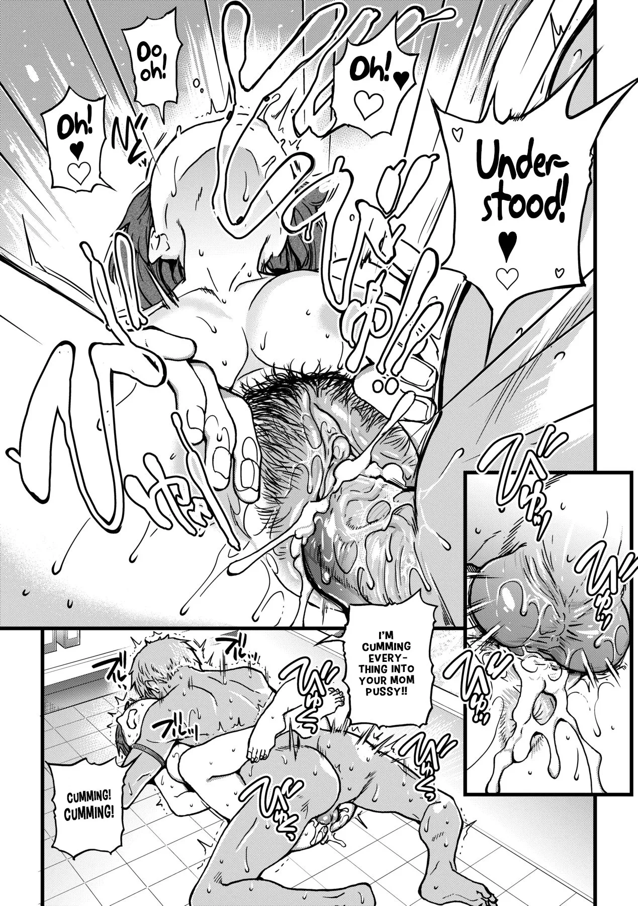 Boku no Seieki de Honpuku Kaiyu!! page 250 - sweating kissing hentai manga - read online free