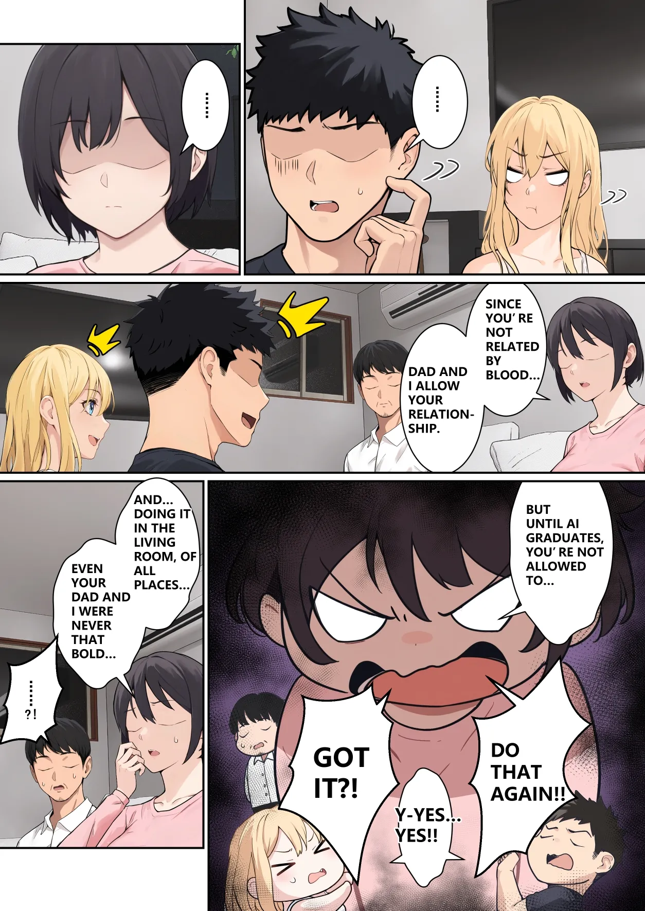 My AR glasses can see various stats about my foster sister?! page 197 original parody - inseki big breasts hentai manga - read online free