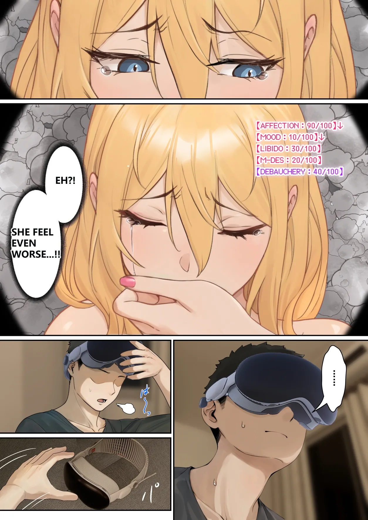 My AR glasses can see various stats about my foster sister？! page 122 original parody - blowjob sole female hentai manga - read online free