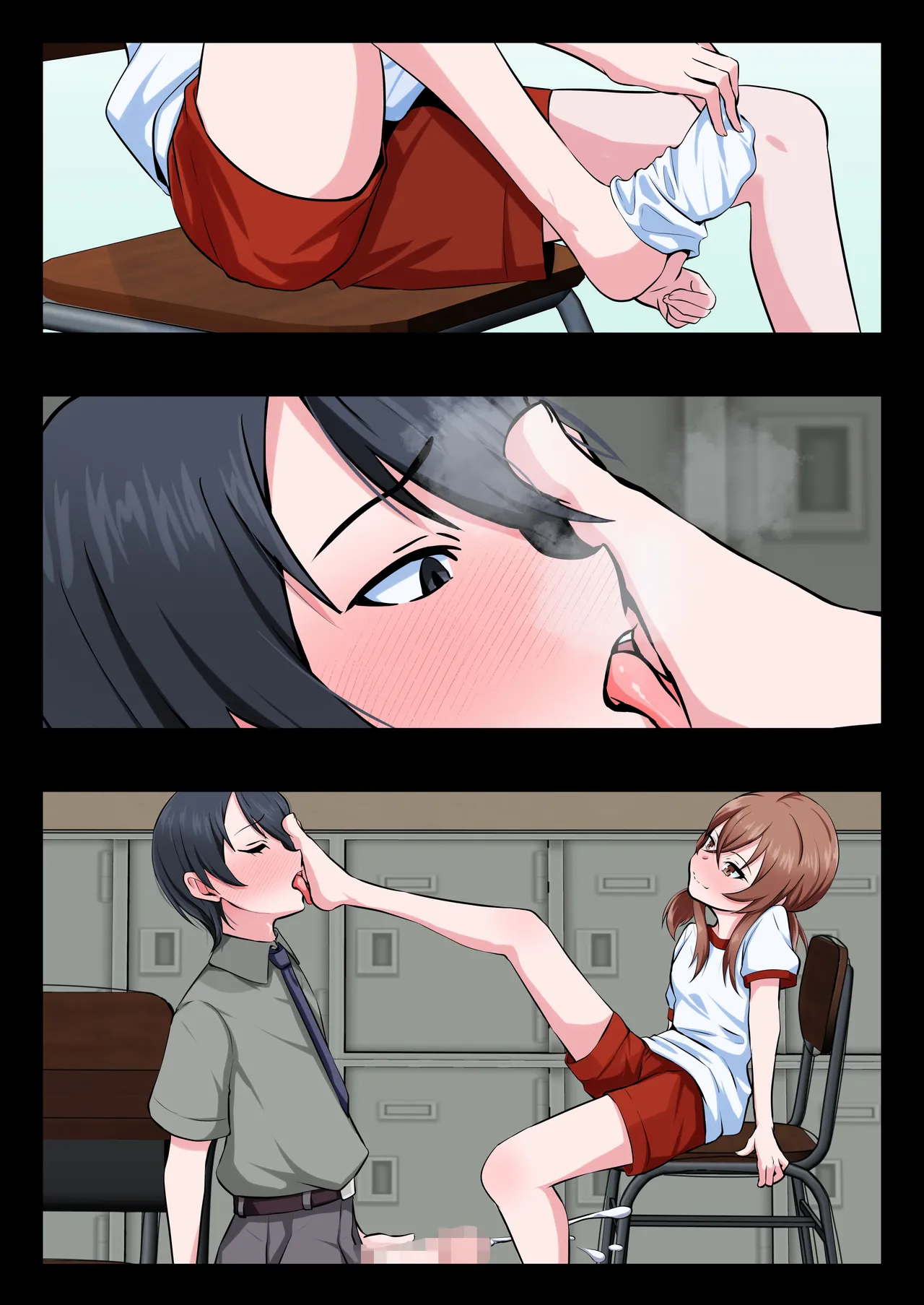 Kyoushi no Mesuiki Yatsu○ ni Ochita Hentai Kyoushi page 38 original parody - pegging humiliation hentai manga - read online free