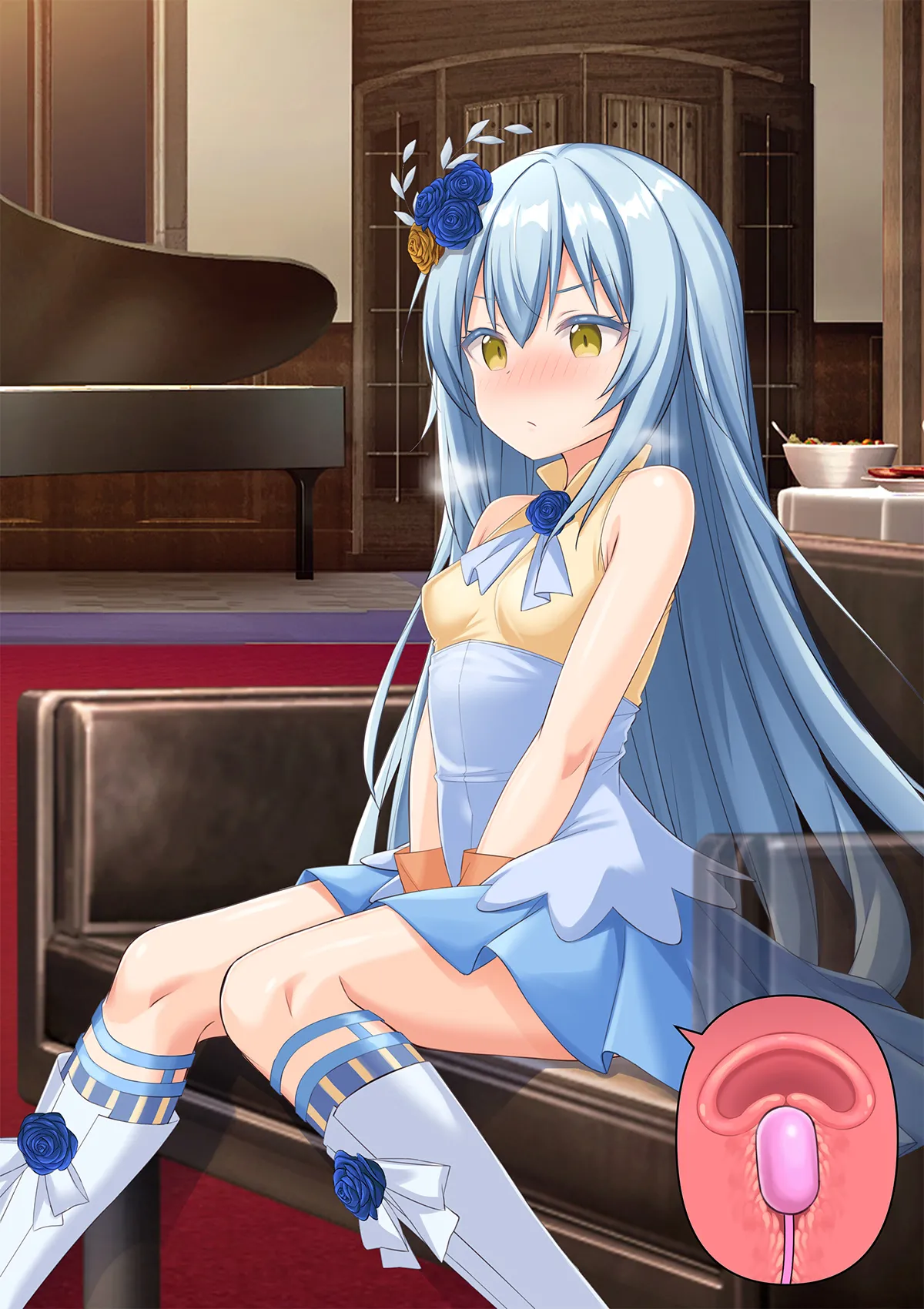 Bishoujo Body de GothLoli Maou ni Les Choukyou Sare Mesu Ochita Ken page 130 featuring rimuru tempest tensei shitara slime datta ken parody - mosaic censorship pantyhose hentai manga - read online free