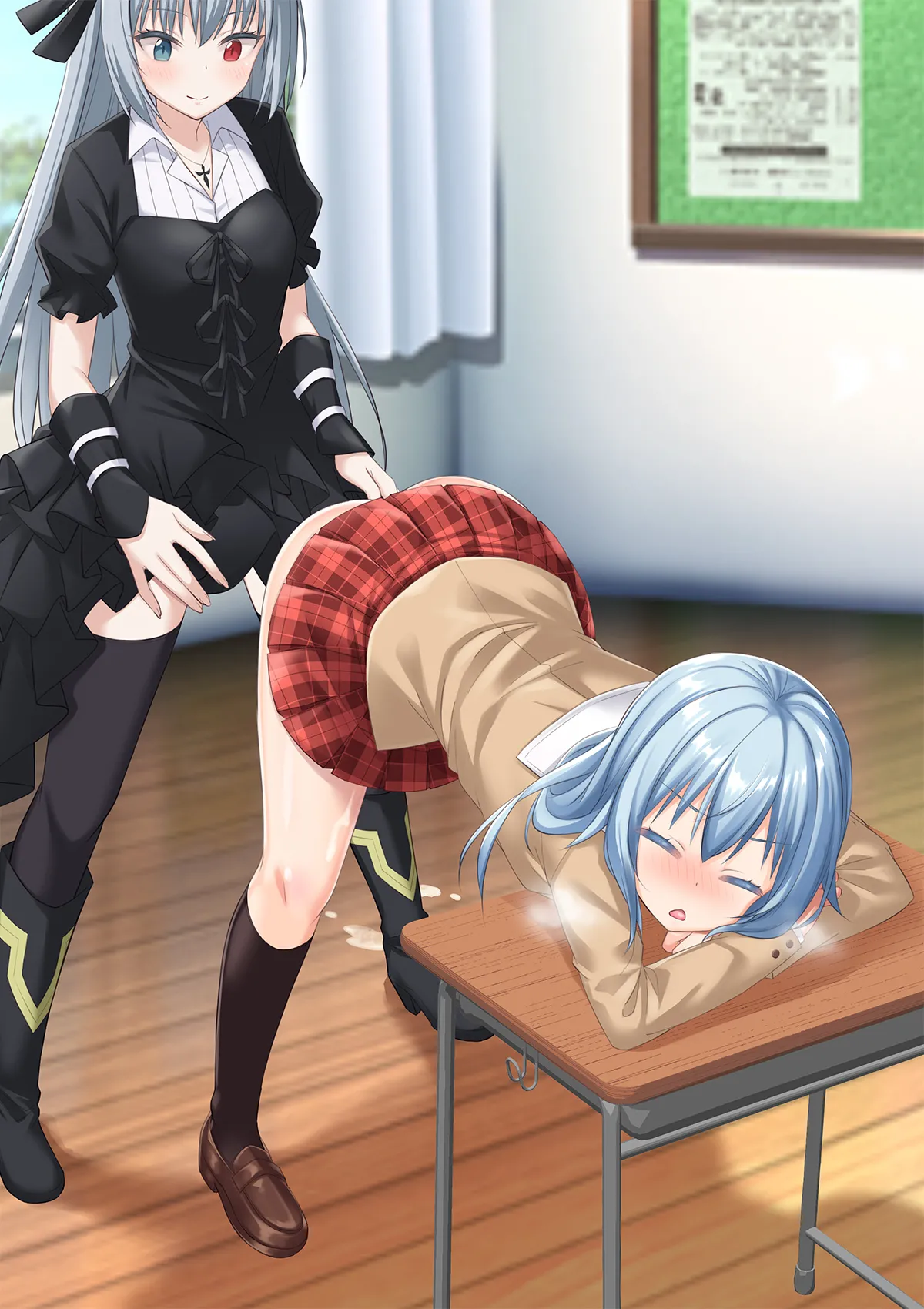 Bishoujo Body de GothLoli Maou ni Les Choukyou Sare Mesu Ochita Ken page 201 featuring rimuru tempest tensei shitara slime datta ken parody - mosaic censorship pantyhose hentai manga - read online free