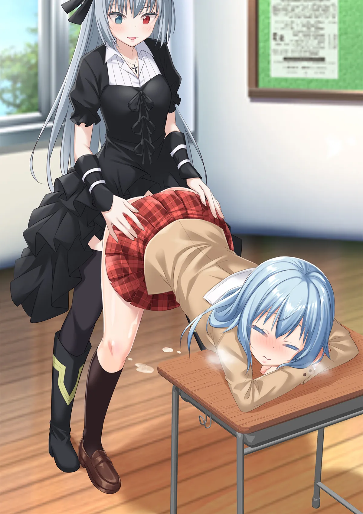 Bishoujo Body de GothLoli Maou ni Les Choukyou Sare Mesu Ochita Ken page 204 featuring rimuru tempest tensei shitara slime datta ken parody - mosaic censorship pantyhose hentai manga - read online free