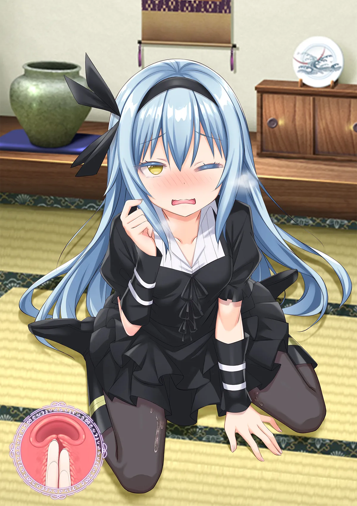 Bishoujo Body de GothLoli Maou ni Les Choukyou Sare Mesu Ochita Ken page 221 featuring rimuru tempest tensei shitara slime datta ken parody - mosaic censorship pantyhose hentai manga - read online free