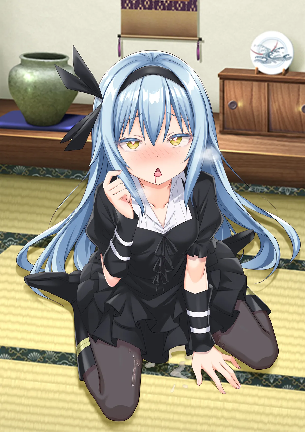 Bishoujo Body de GothLoli Maou ni Les Choukyou Sare Mesu Ochita Ken page 225 featuring rimuru tempest tensei shitara slime datta ken parody - mosaic censorship pantyhose hentai manga - read online free