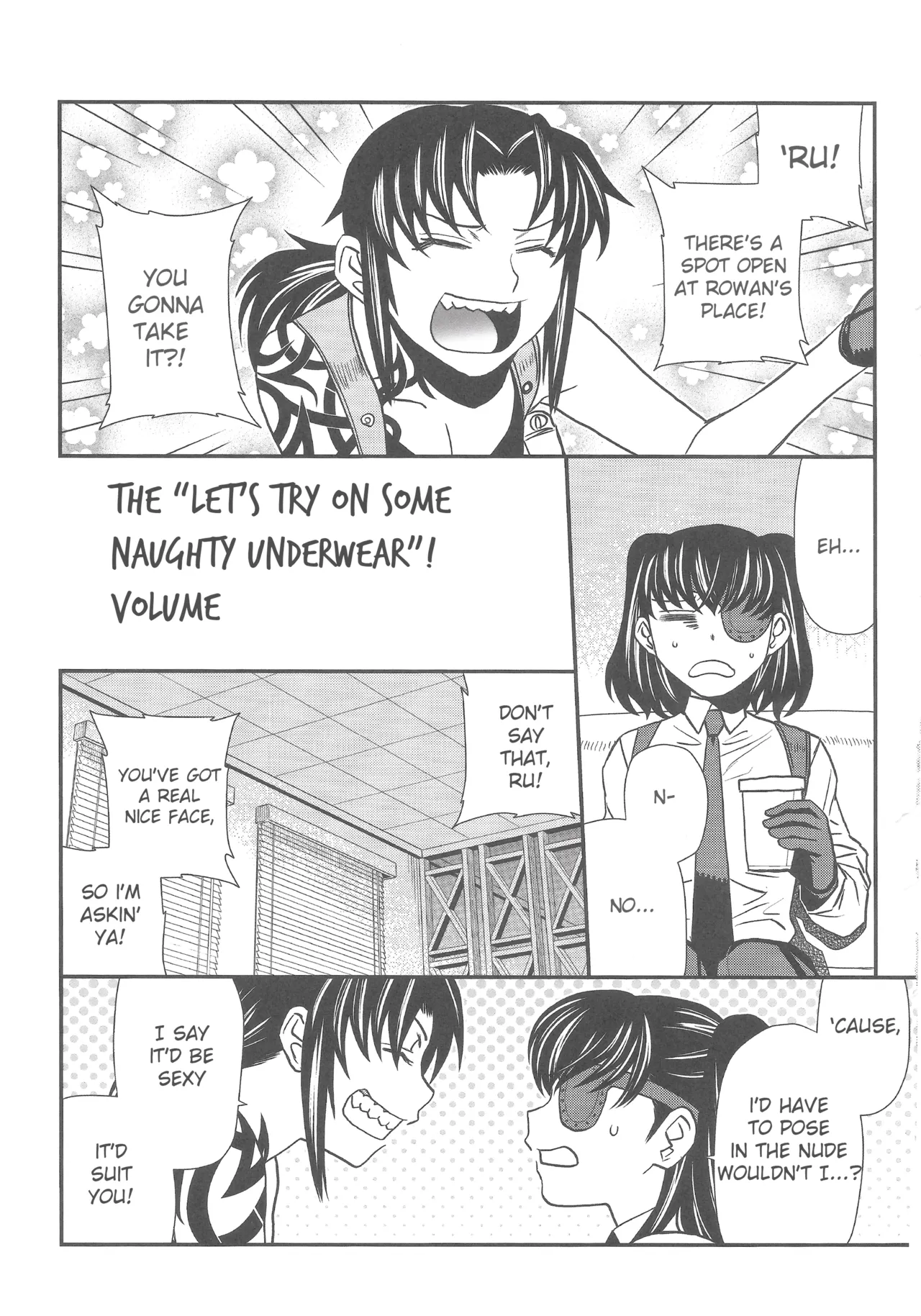 Je t'aime, Je t'aime, le majeur! page 14 featuring balalaika black lagoon parody - bunny girl eyepatch hentai manga - read online free