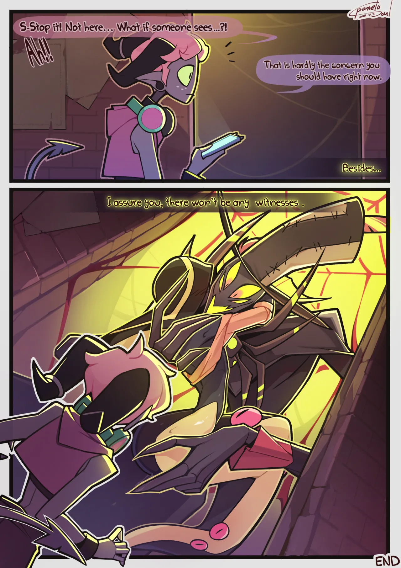 Cooled Down Too Much page 12 hazbin hotel parody - full color yaoi hentai manga - read online free