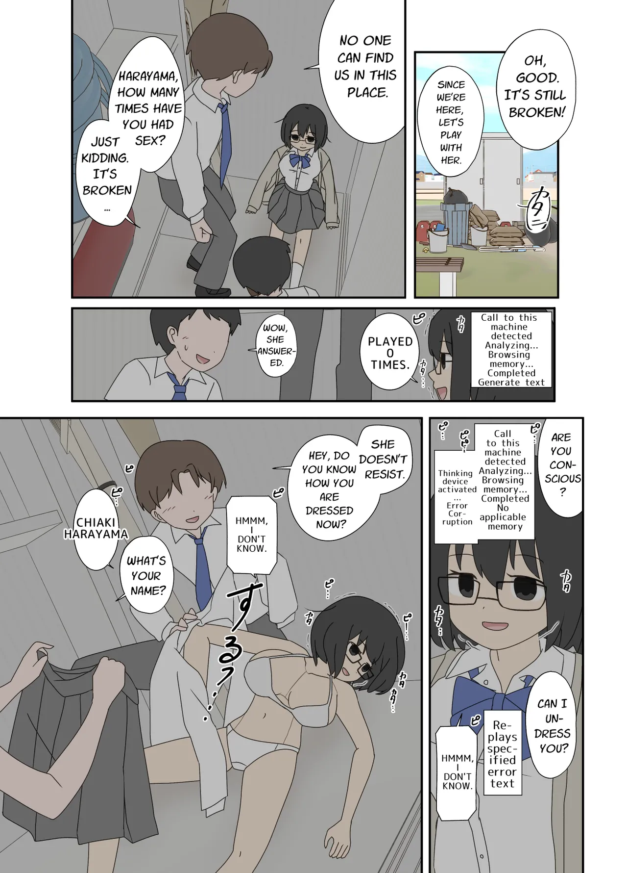 Electronic Brain page 17 original parody - full color robot hentai manga - read online free