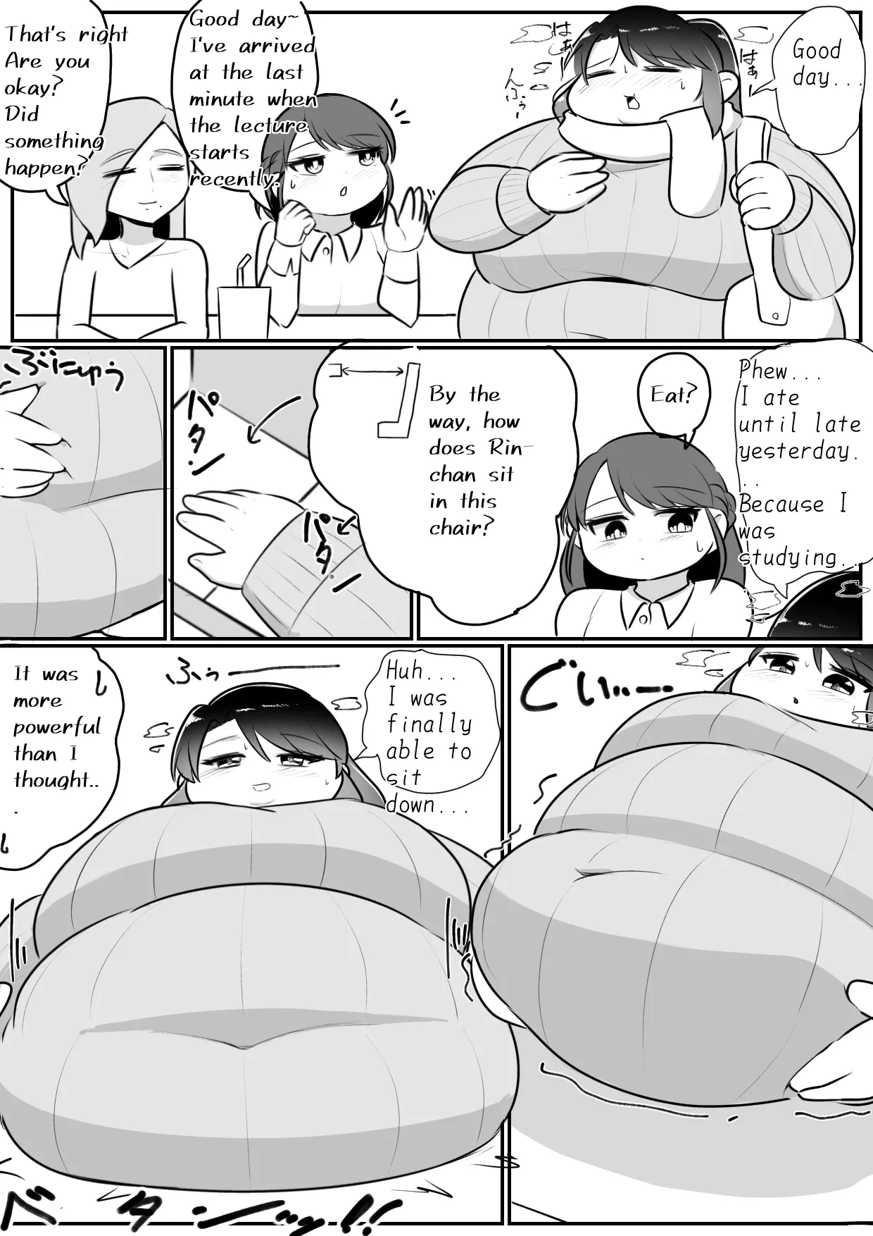 Longing for softness page 117 original parody - bbw weight gain hentai manga - read online free