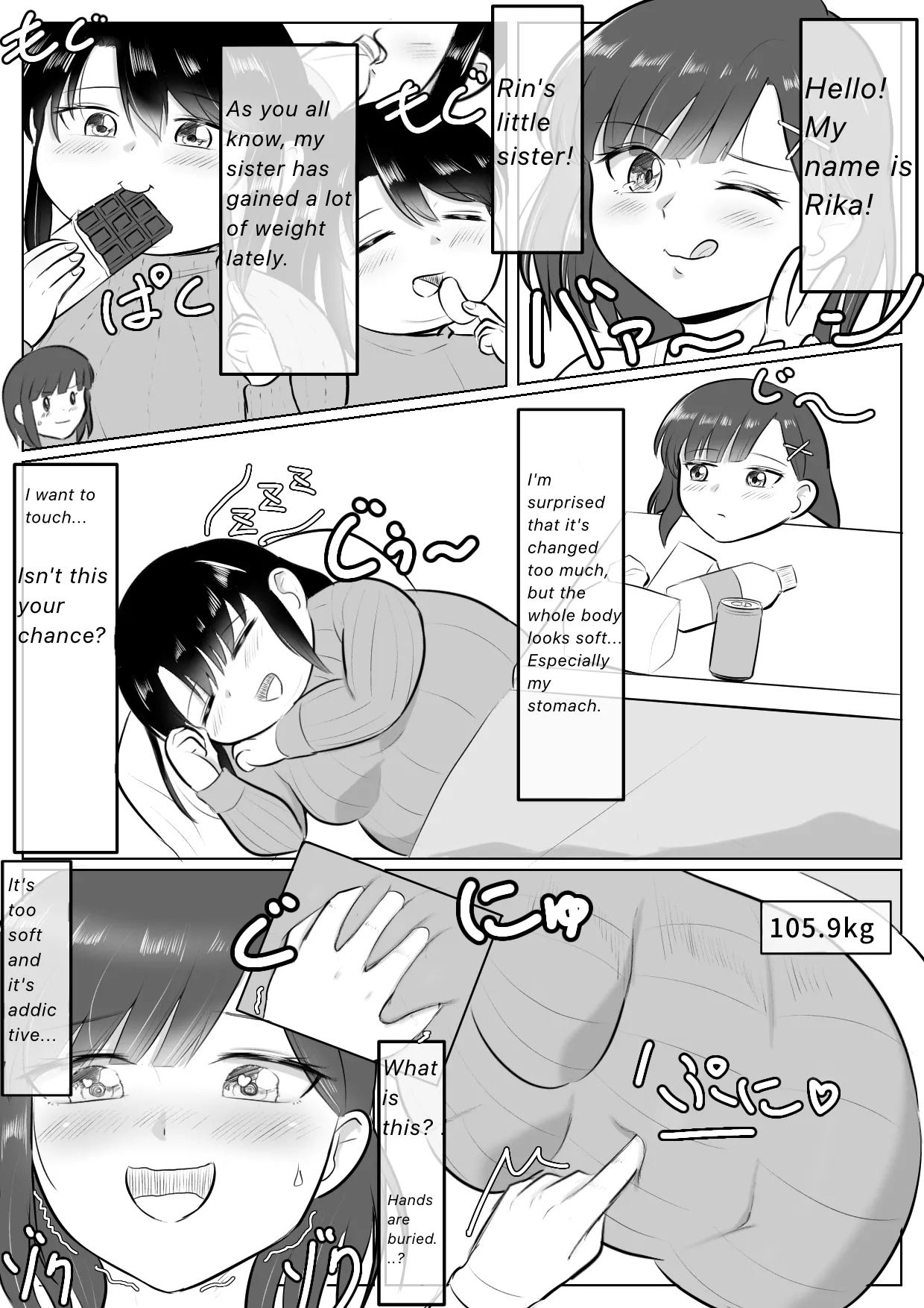 Longing for softness page 22 original parody - bbw weight gain hentai manga - read online free