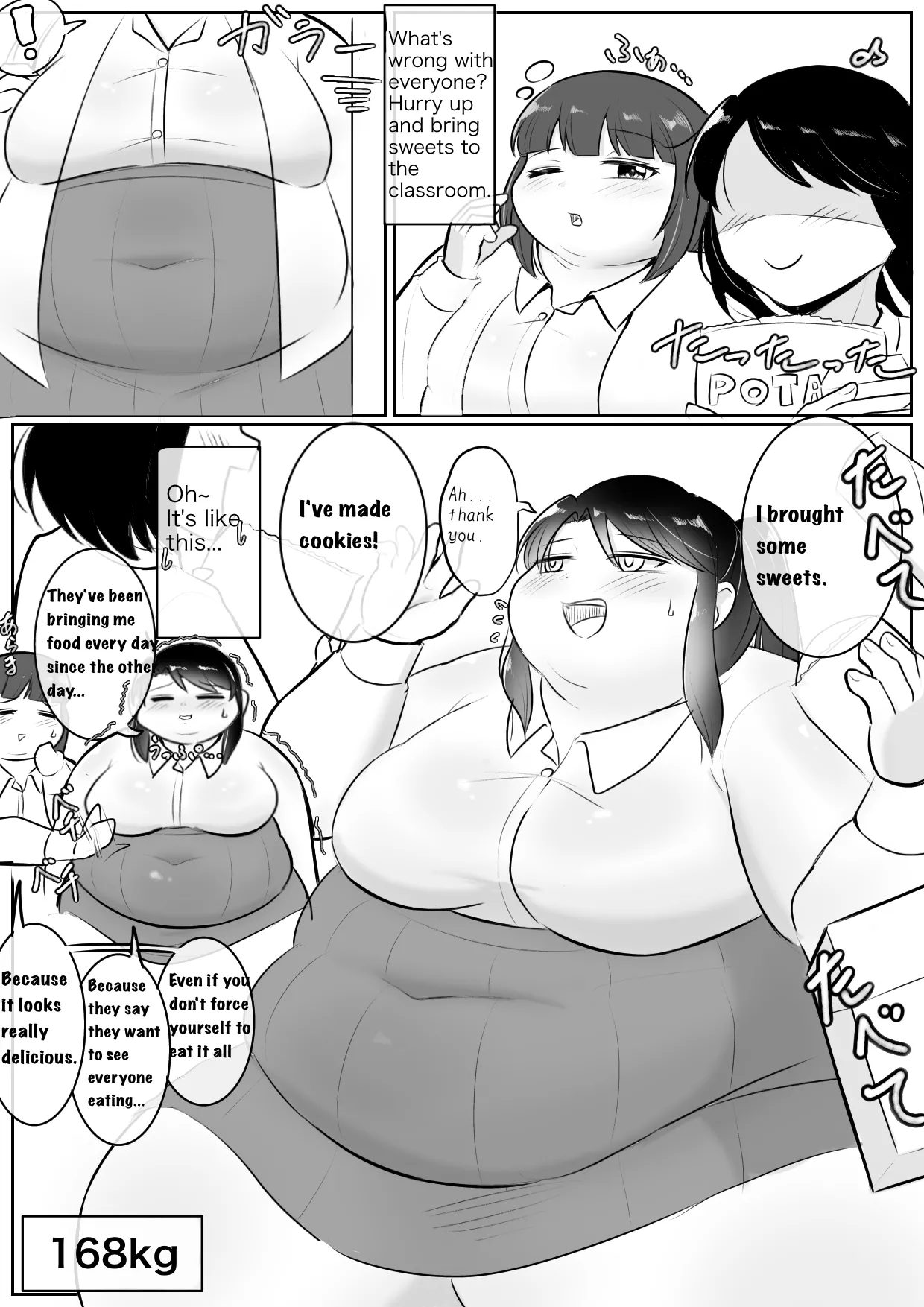 Longing for softness page 76 original parody - bbw weight gain hentai manga - read online free