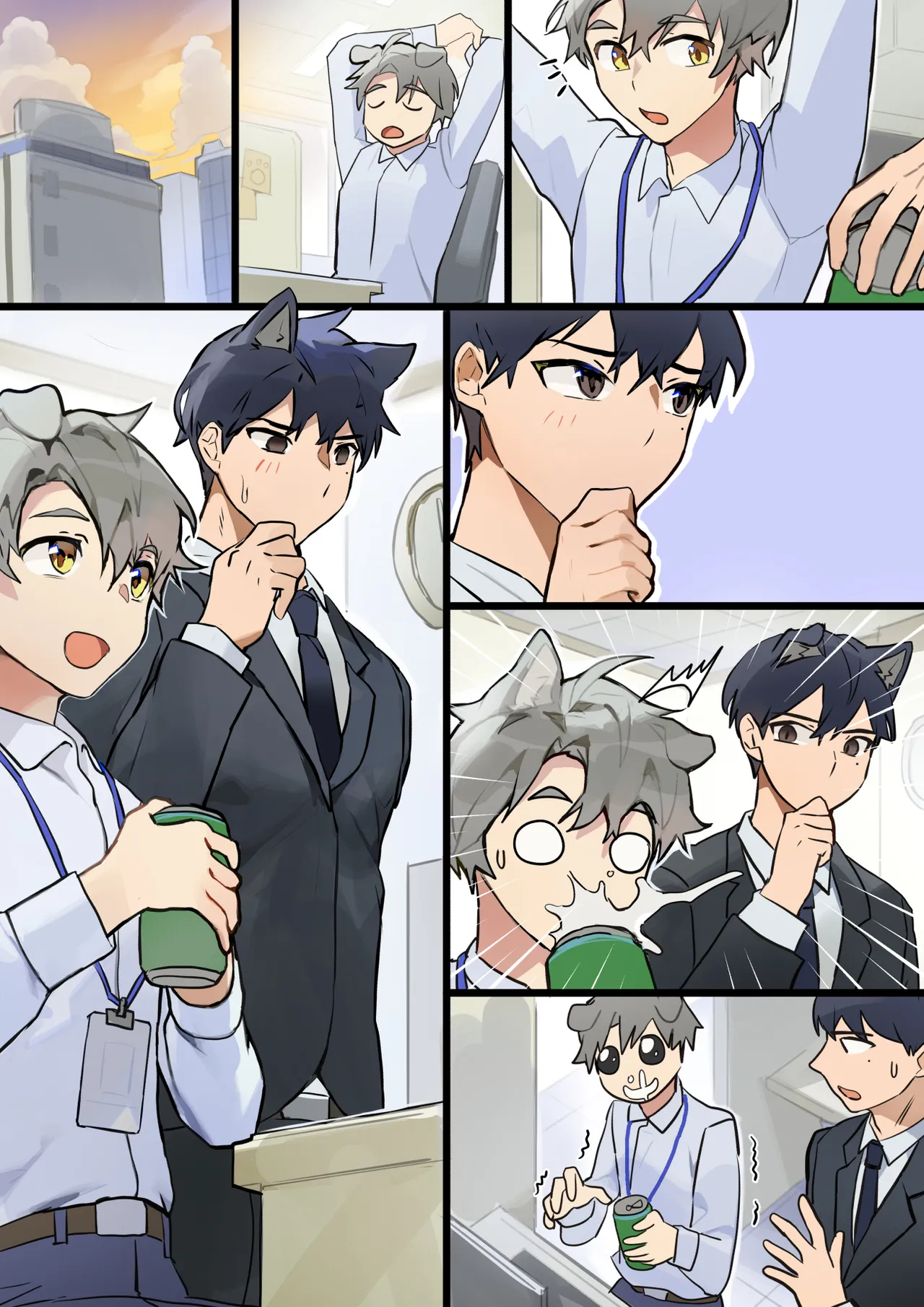 Artist: TAKK -  Min's Secret In-House Romance page 21 original parody - nakadashi full color hentai manga - read online free