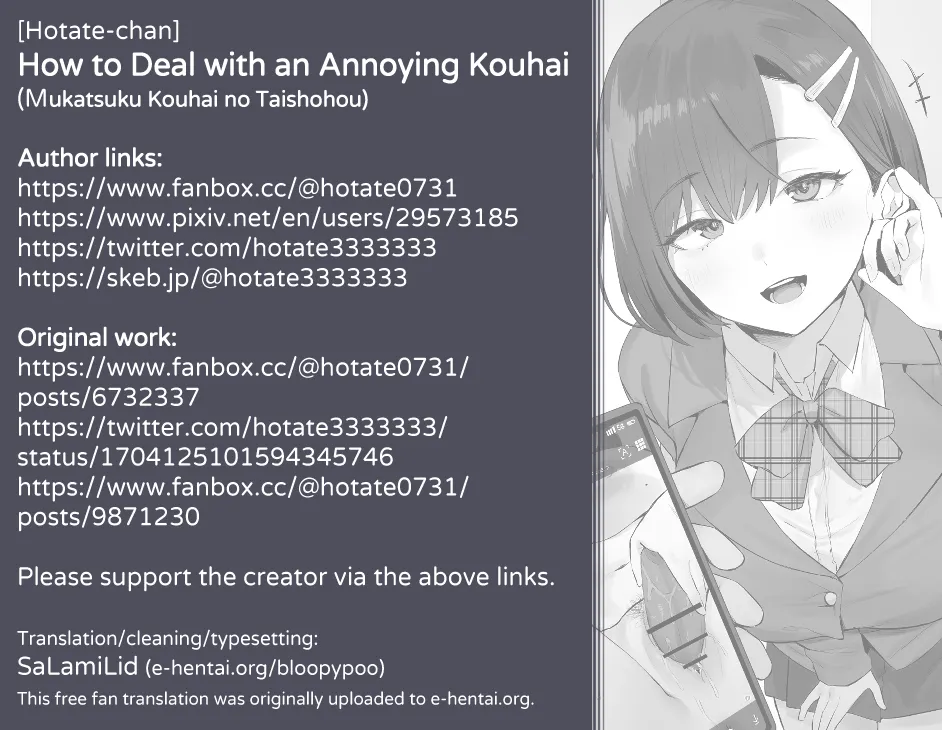 Mukatsuku Kouhai no Taishohou | How to Deal with an Annoying Kouhai page 13 original parody - sole female sole male hentai manga - read online free