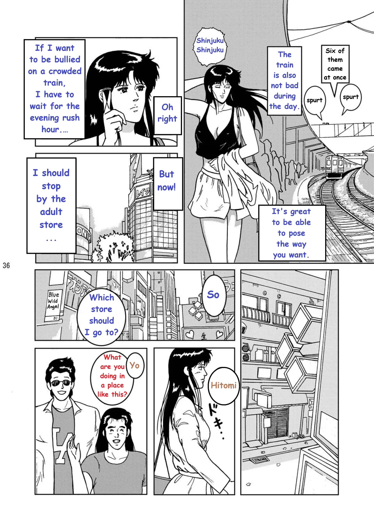 [Atelier Pinpoint (CRACK)] NIGHTFLY vol.1 DAY DREAMIN (Cat's Eye) English (uncensorred) +[AI Generated] page 42 featuring hitomi kisugi cats eye parody - rough translation ai generated hentai manga - read online free