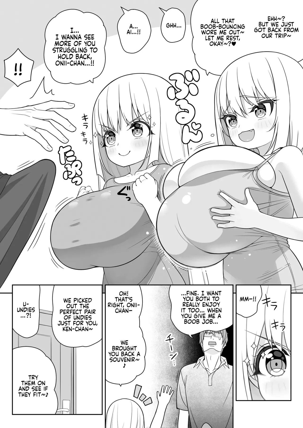 [Othello Ice (shuz)] Dekitara Hasande Agemasu!ru 2 | If You Hold Out, We’ll Give You a Boob Job (For Real)! 2 [English] [Sonarin迫] page 17 original parody - sole male paizuri hentai manga - read online free