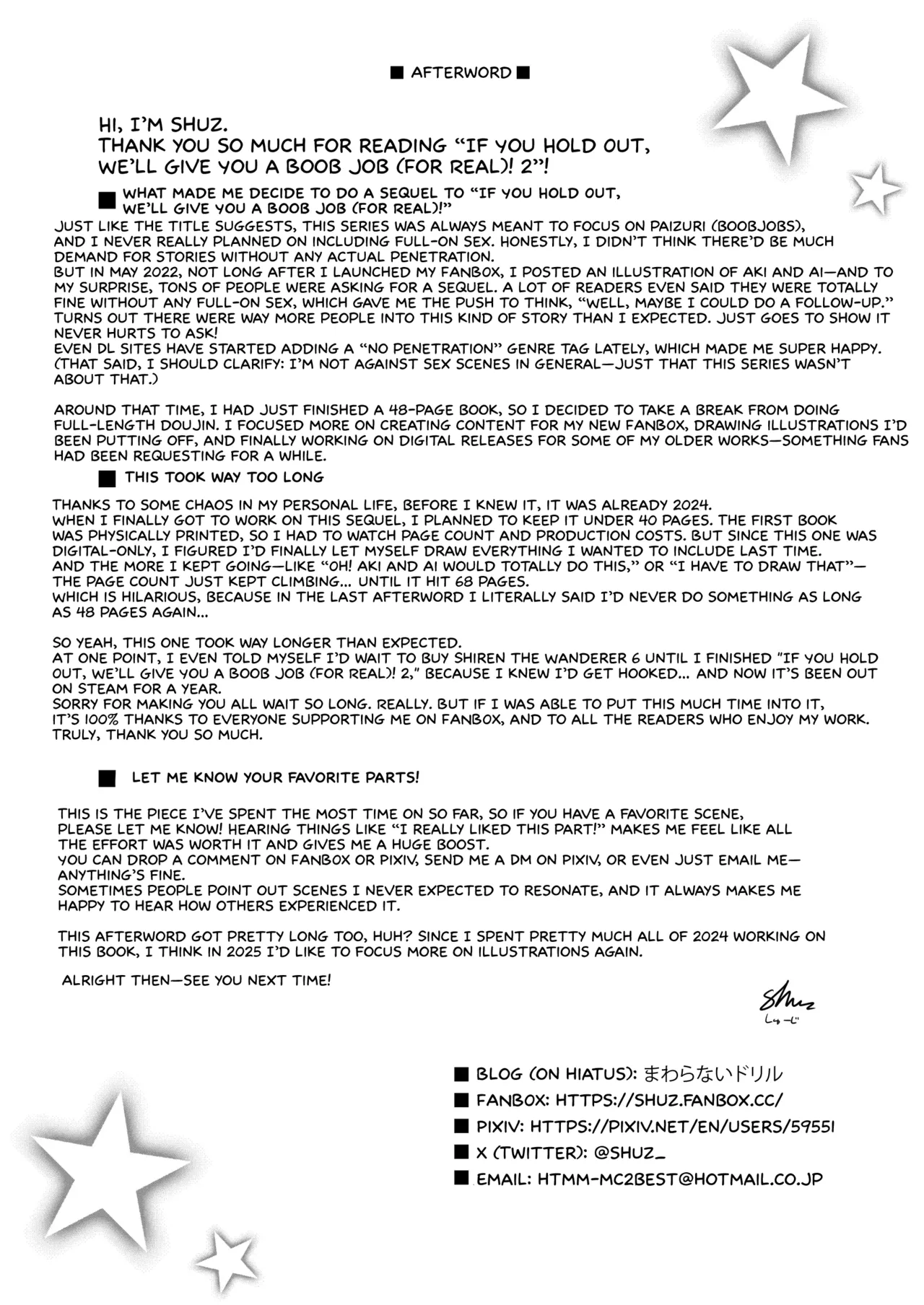 [Othello Ice (shuz)] Dekitara Hasande Agemasu!ru 2 | If You Hold Out, We’ll Give You a Boob Job (For Real)! 2 [English] [Sonarin迫] page 72 original parody - inseki big breasts hentai manga - read online free