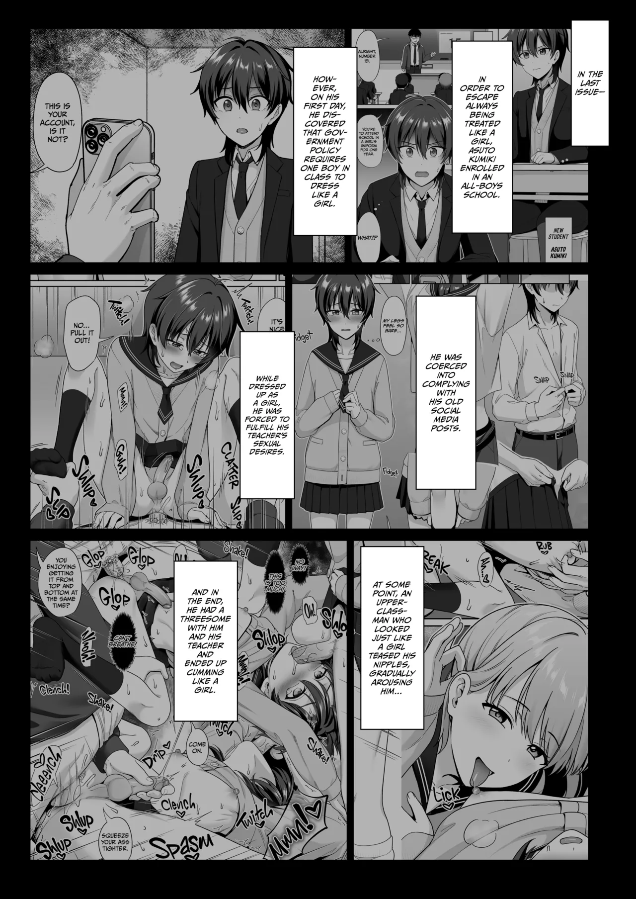 Danshikou de Ore Dake Josou no Class 2 | Crossdressing in a Boys School 2 - Page 2