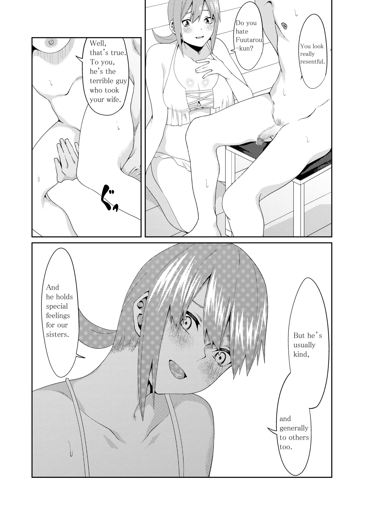 The Married Quintuplets page 304 featuring fuutarou uesugi gotoubun no hanayome parody - mosaic censorship big breasts hentai manga - read online free