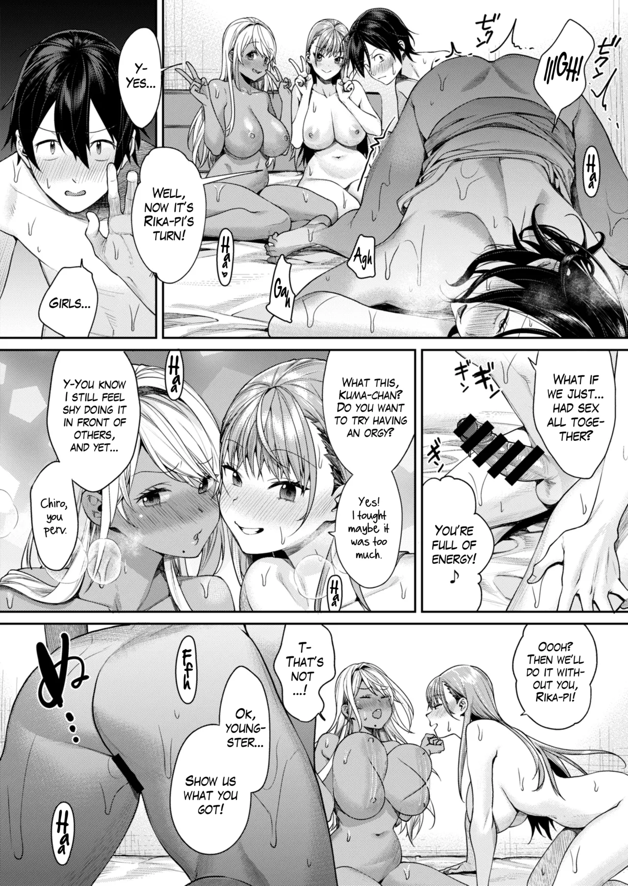 Gal Kano Harem ga Dekita Riyuu | The Reason Why I Was Able to Get a Gyaru Harem page 9 original parody - sole male nakadashi hentai manga - read online free