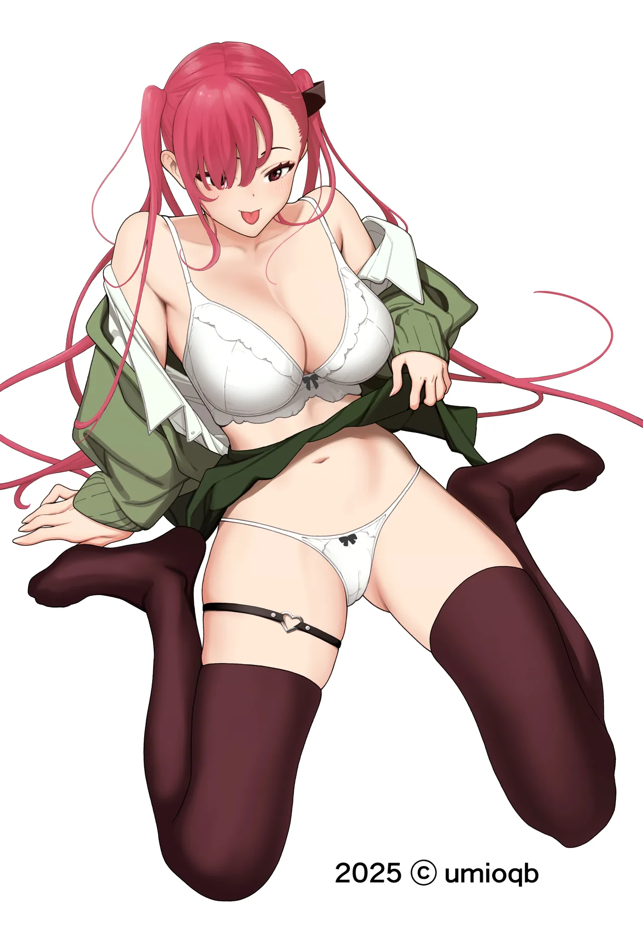 Ichigun Joshi, Gyakuten Seme Sareru ~Namaiki Kouhai JK ga Sekimen Shuuchi de Nigun Danshi ni Chinkobi Ingo o Renpatsu page 32 original parody - stockings gyaru hentai manga - read online free