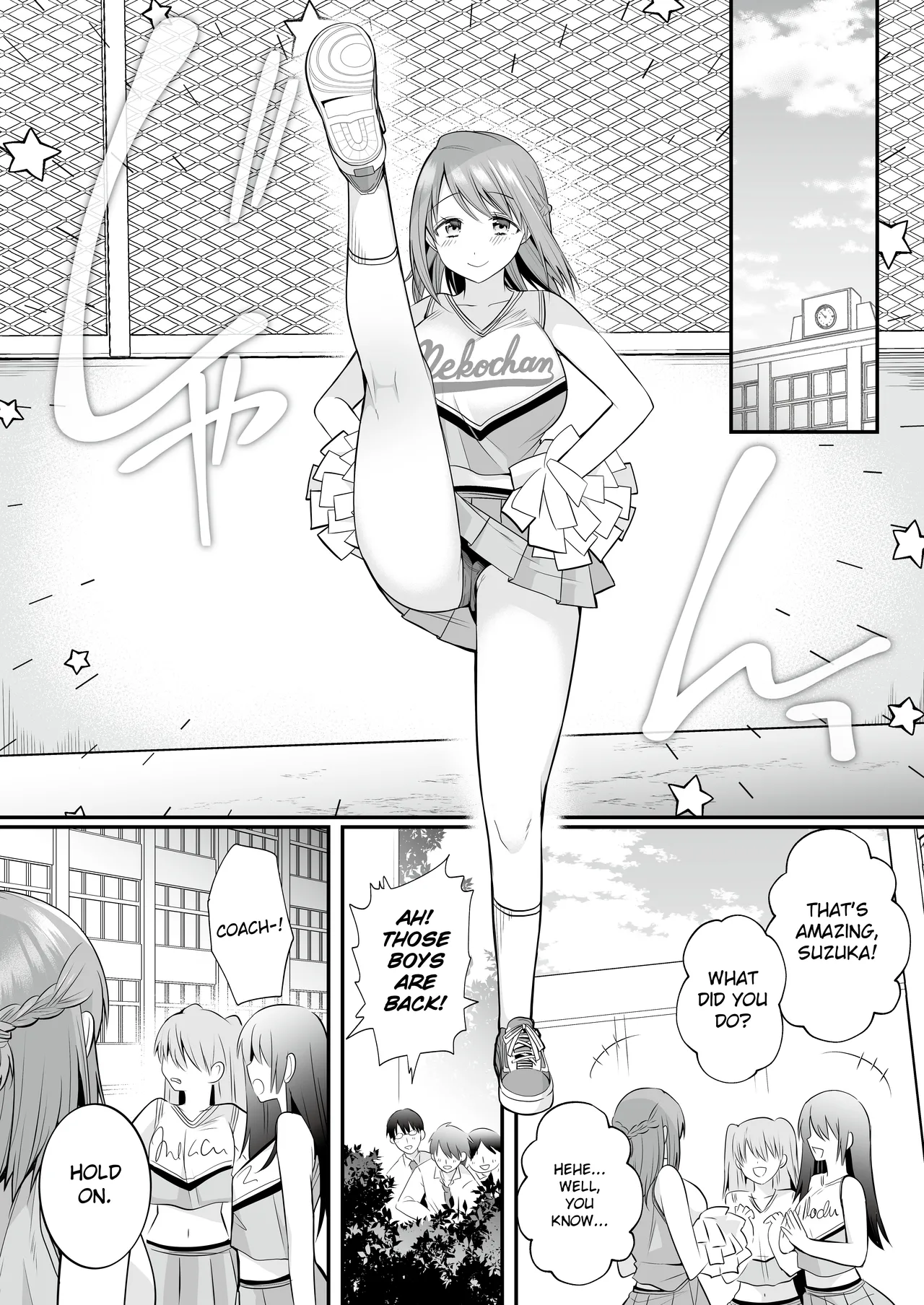 [RefRevo Comic (Mori Guruta)] Houkago Hatsujou Massage ~Ranman Cheer Buin no Kairaku Zetchou~ | Erotic After School Massage ~Cheerleader Reaches the Peak of Pleasure~ [English] page 53 original parody - sole female sole male hentai manga - read online free