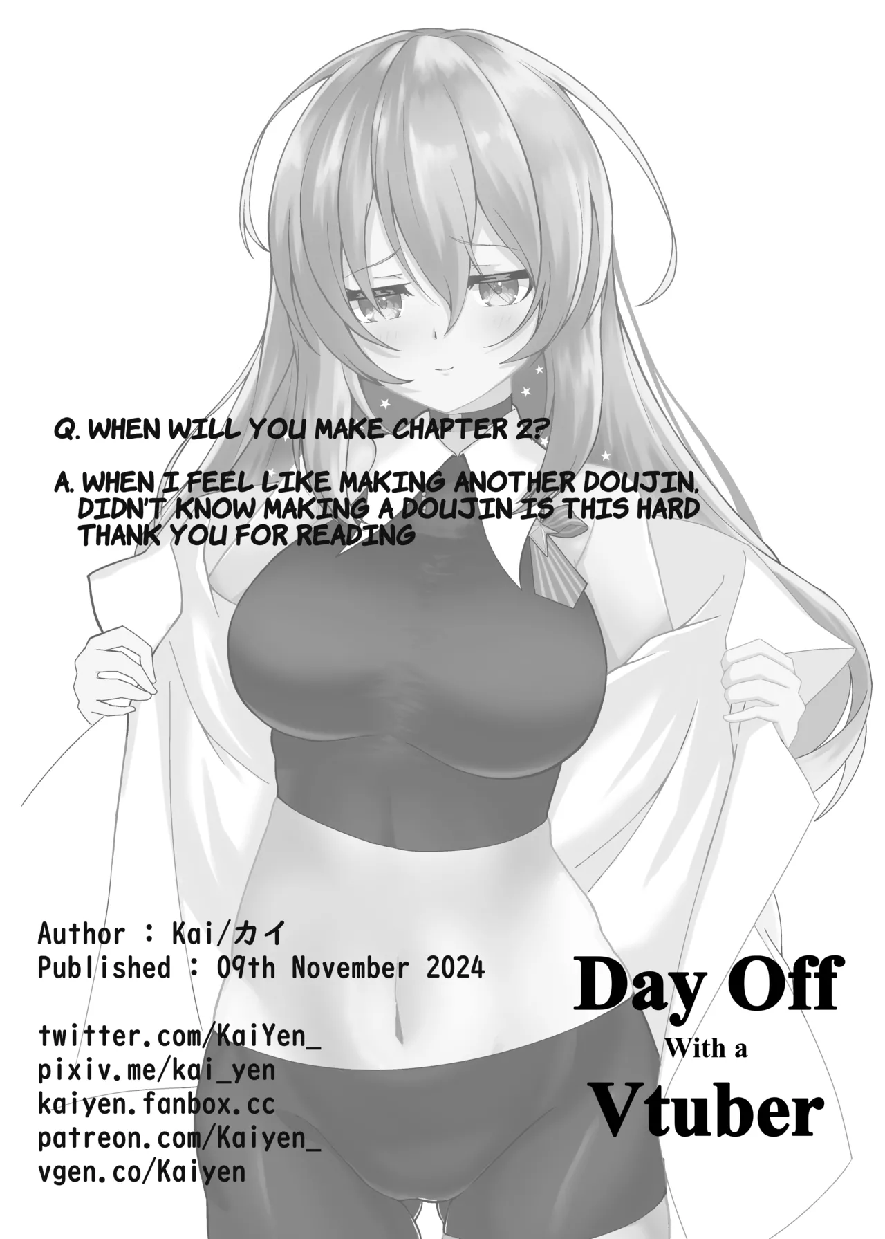 Day Off With A VTuber page 41 featuring moona hoshinova hololive parody - sole female sole male hentai manga - read online free