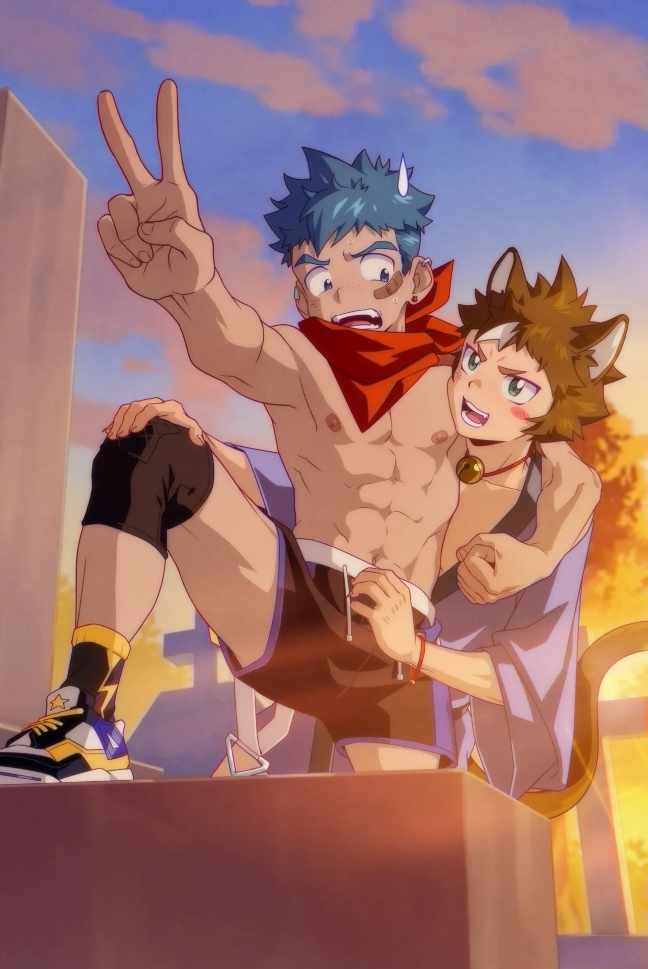 April 2022 Plan A page 17 original parody - yaoi hentai manga - read online free