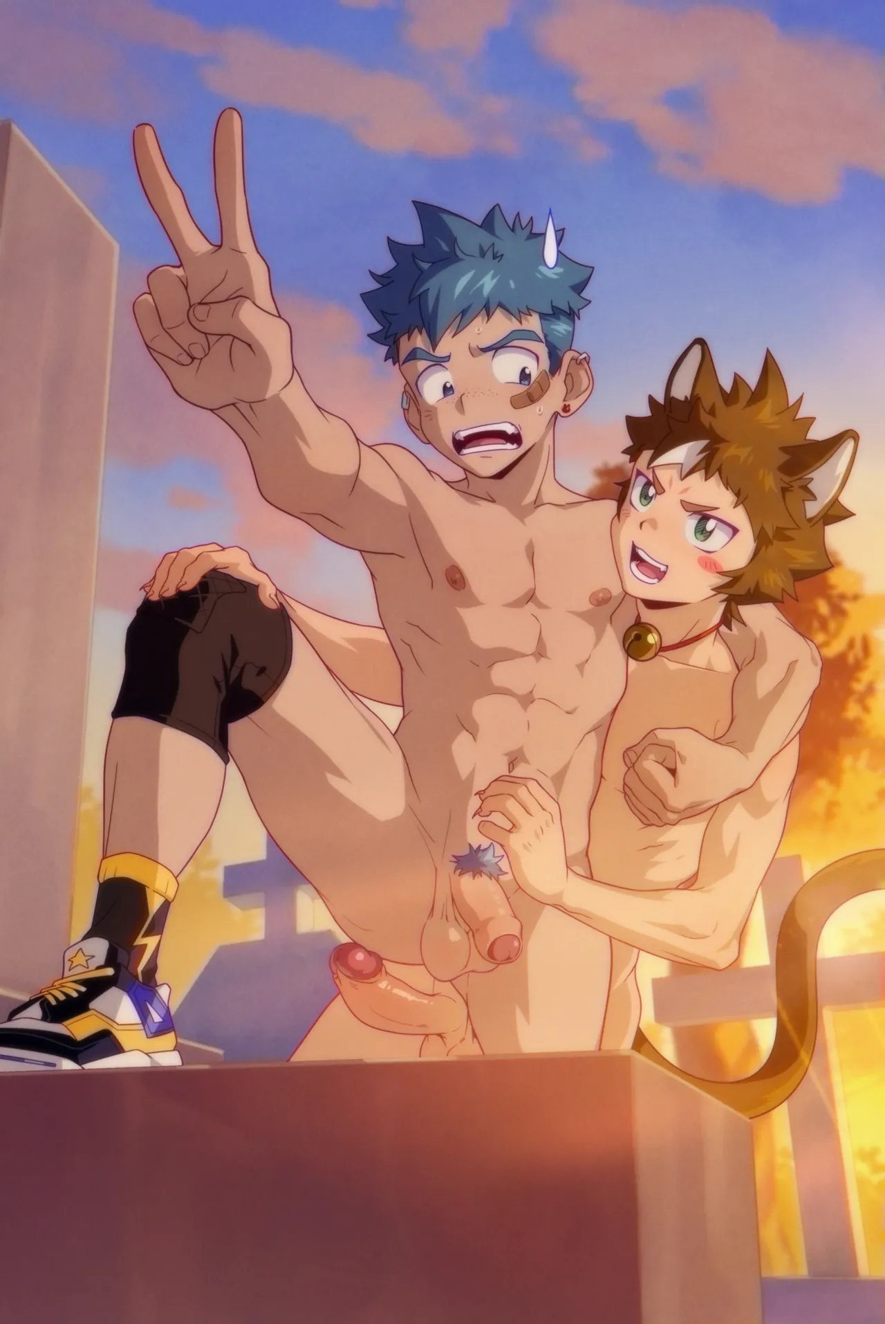 April 2022 Plan A page 20 original parody - yaoi hentai manga - read online free