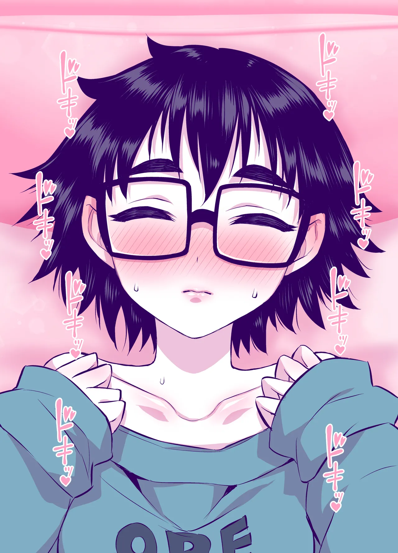 Jimi de Kawaikute, Jitsu wa Ecchi na Ore no Kanojo page 38 original parody - glasses schoolgirl uniform hentai manga - read online free