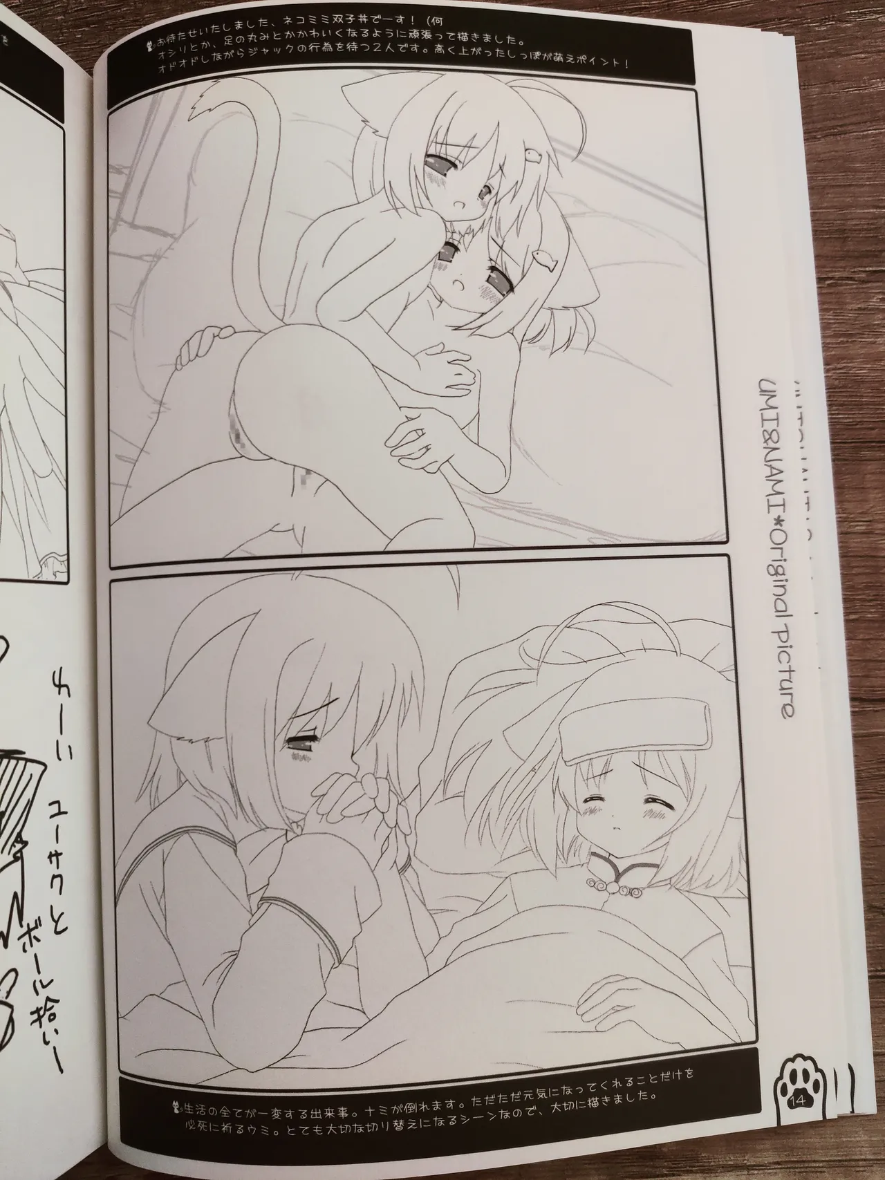 Neko Kawaigari! Original Picture And Rough Sketches Book - Page 13