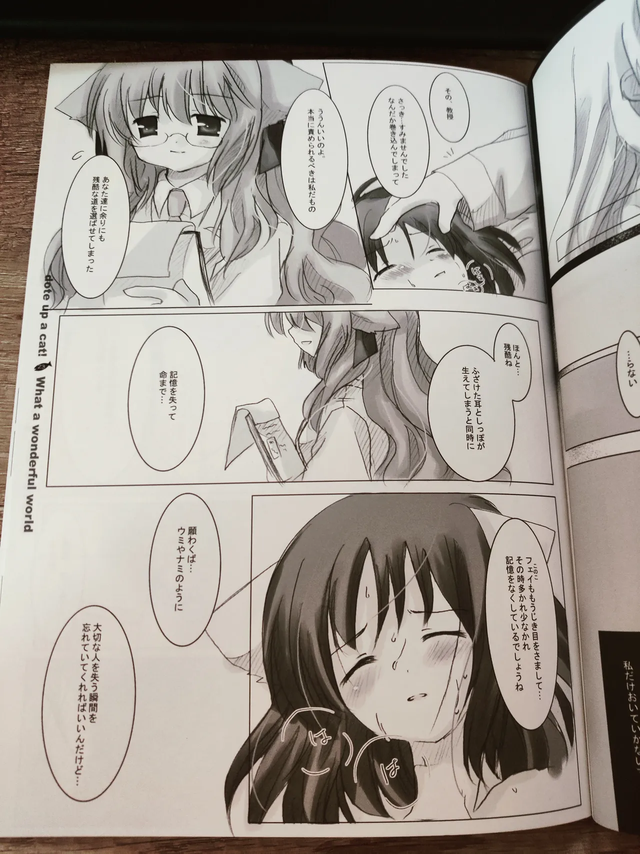 What A Wonderful World page 24 original parody - kemonomimi twins hentai manga - read online free