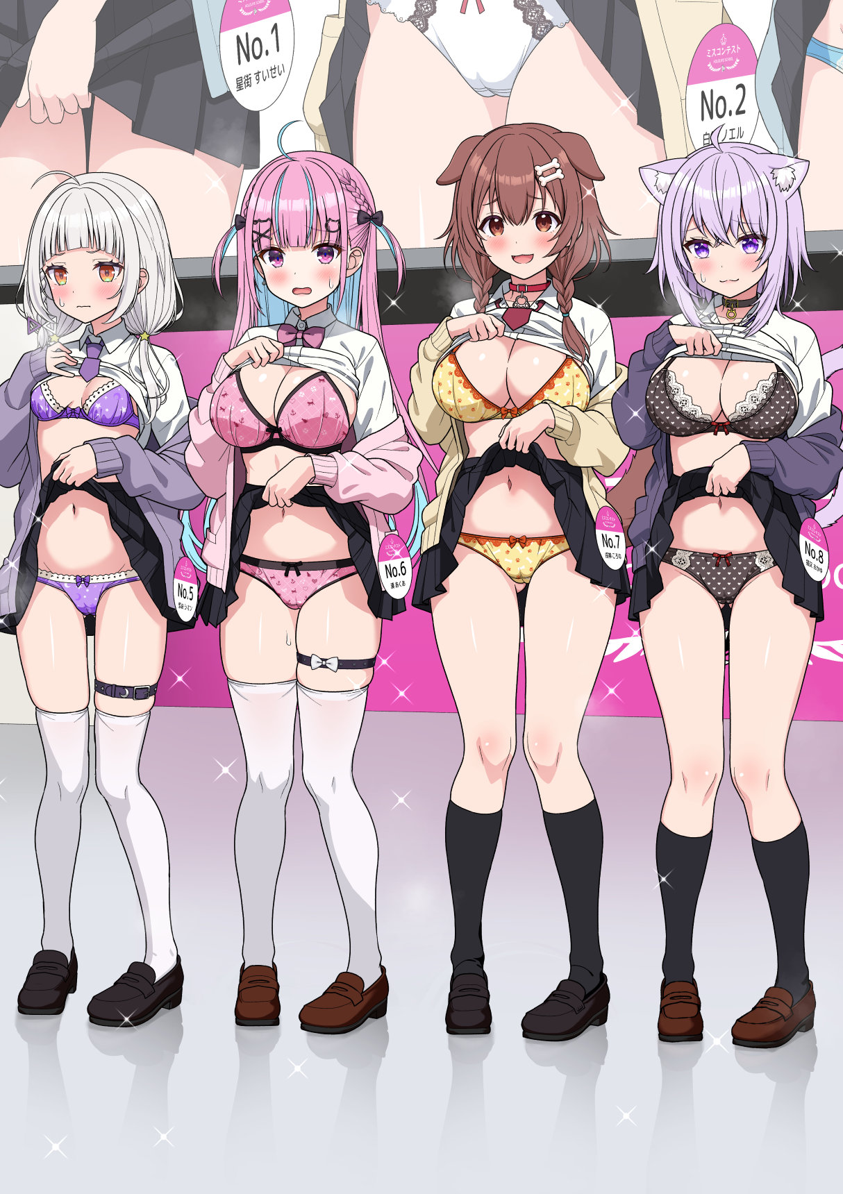 Joshiki Kaihen Miss Contest page 15 featuring murasaki shion hololive parody - big breasts schoolgirl uniform hentai manga - read online free