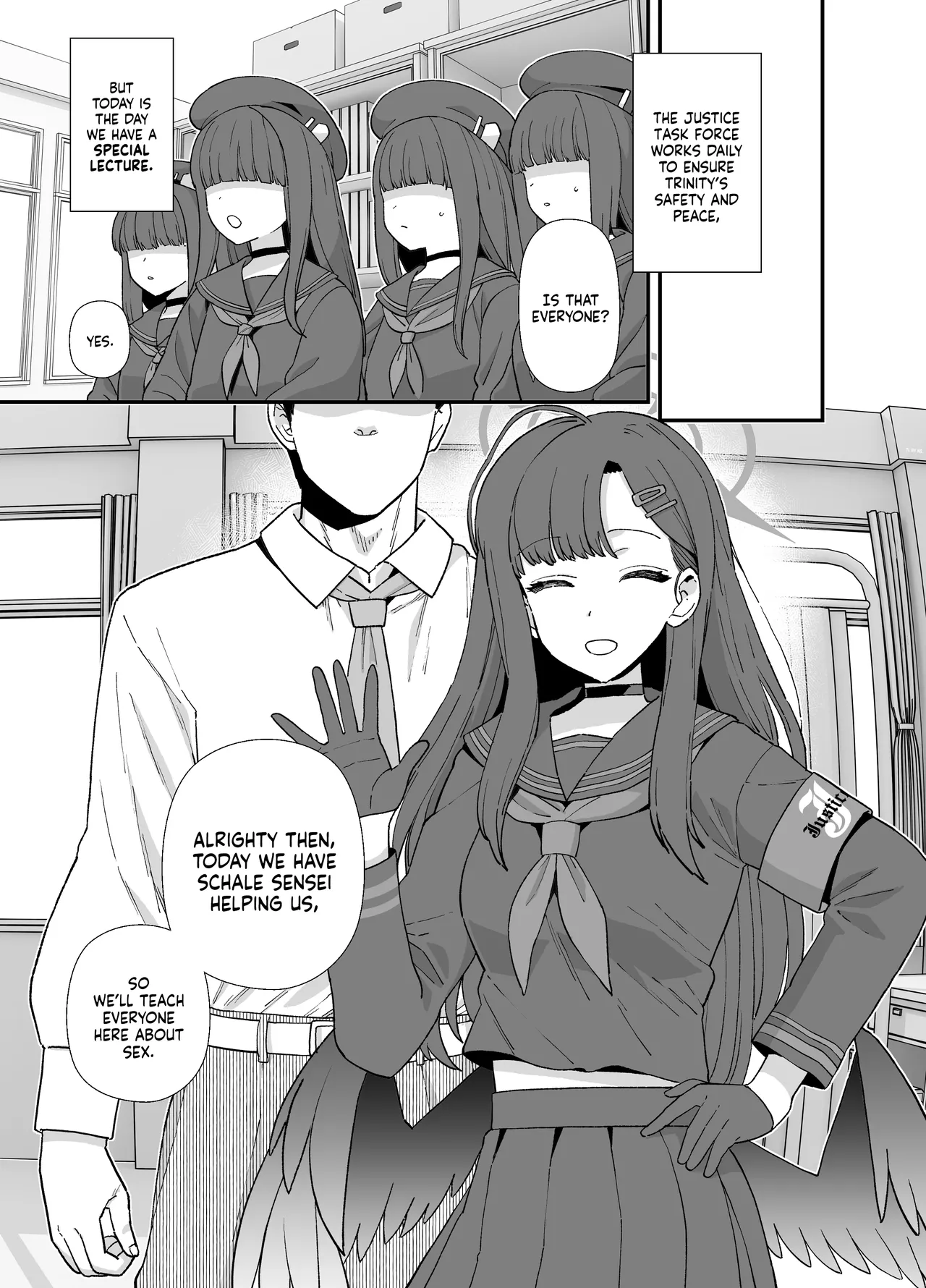 BlueArch Ichika Sukebe Manga | BlueArch Ichika Lewd Manga - Page 1