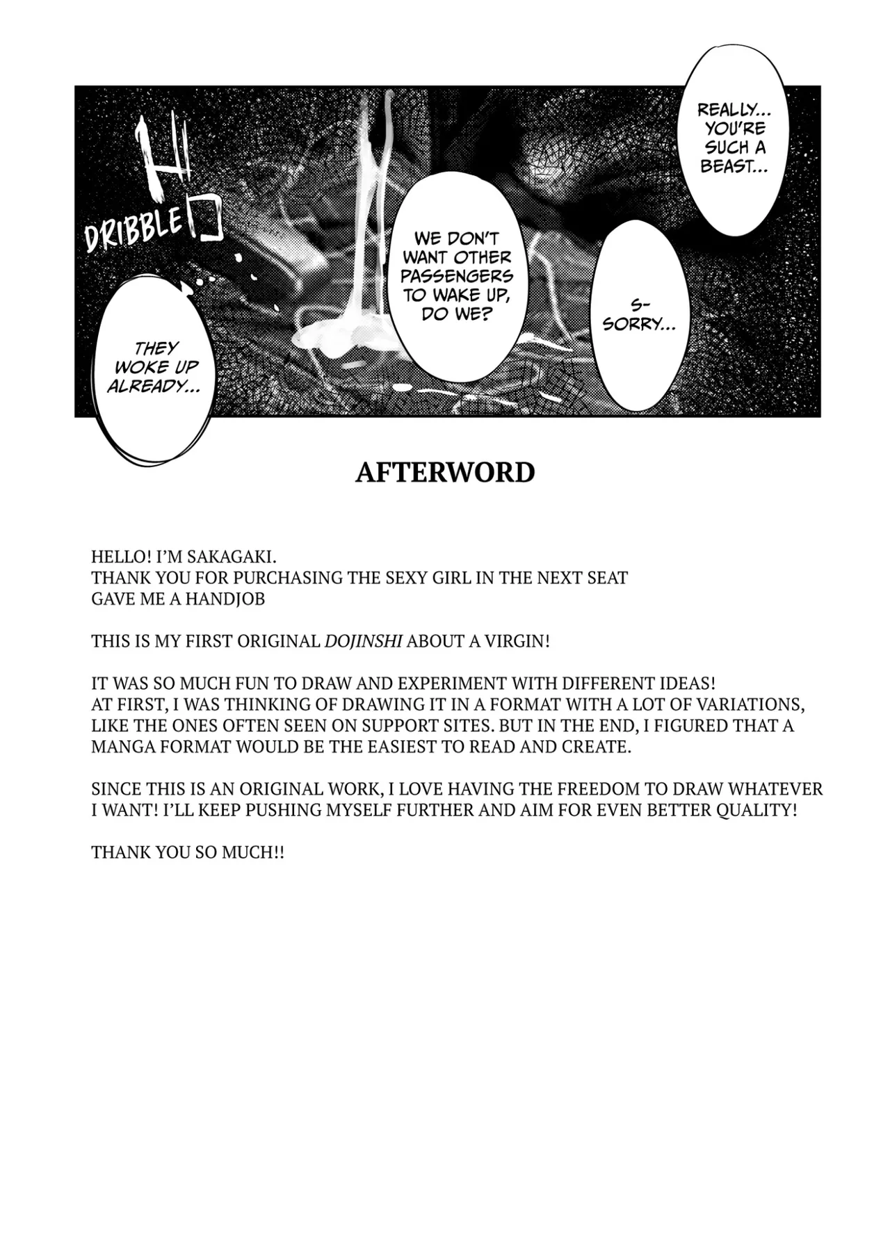 Tonari no Oneesan ga Ero sugite Shikottetara Kossori Nuite Kureta Hanashi | The Sexy Girl in the Next Seat Gave Me a Handjob - Page 23