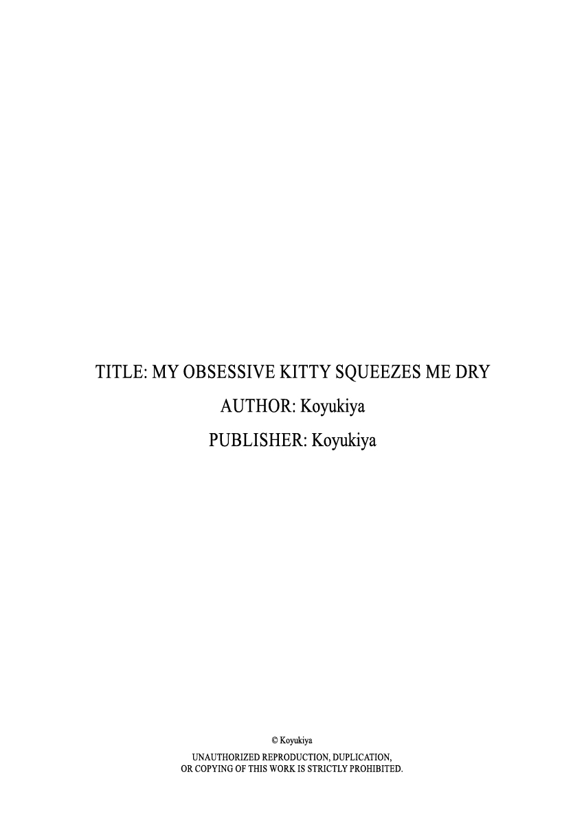 Uchi no Yandere na Kaineko-chan ni Mechakucha ni Shiborarechau Hanashi + Yandere Kai Neko Series | My Obsessive Kitty Squeezes Me Dry page 82 original parody - sole female sole male hentai manga - read online free